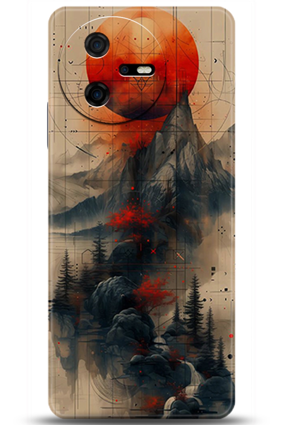 Casper Via A40 Uyumlu Kılıf HD Baskılı Kılıf - Followed Institution 5244