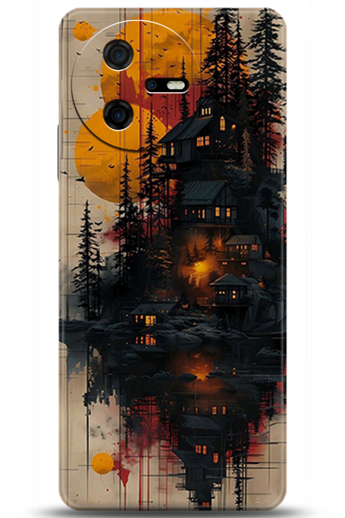 Casper Via A40 Uyumlu Kılıf HD Baskılı Kılıf - Followed Institution 5292