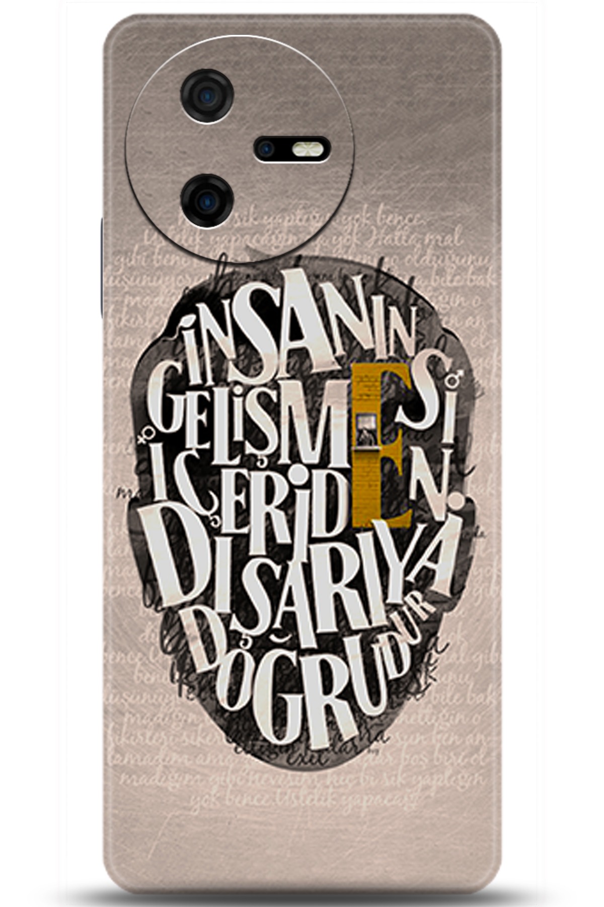 Casper Via A40 Uyumlu Kılıf HD Baskılı Kılıf - Followed Institution 5587