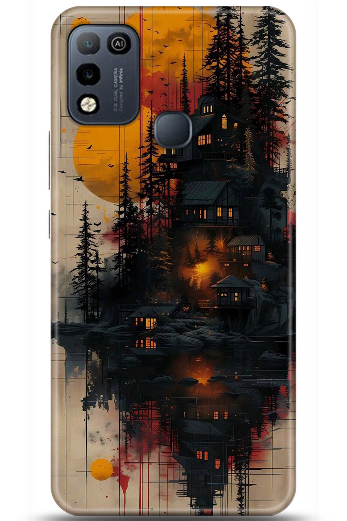 iNfinix Hot 10 Play Uyumlu Kılıf HD Baskılı Kılıf - Followed Institution 5292