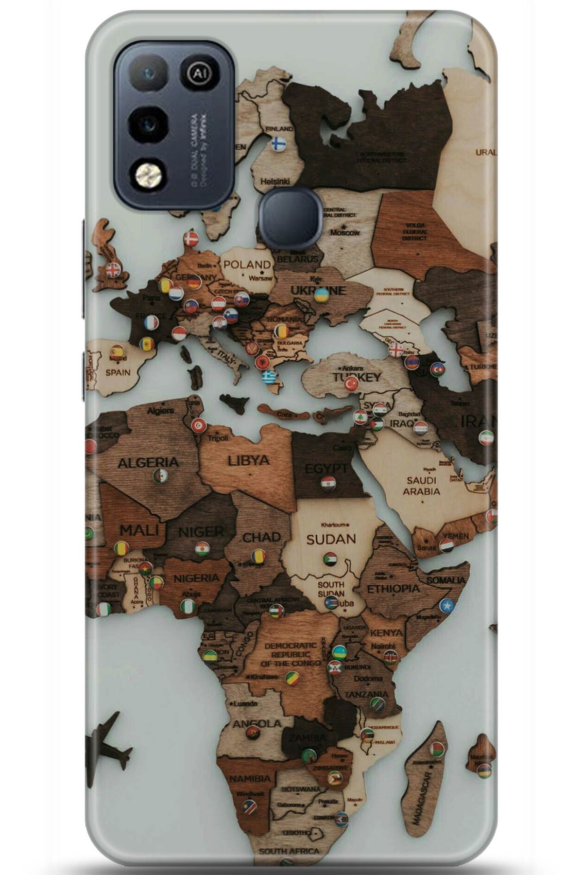 iNfinix Hot 10 Play Uyumlu Kılıf HD Baskılı Kılıf - Followed Institution 5891