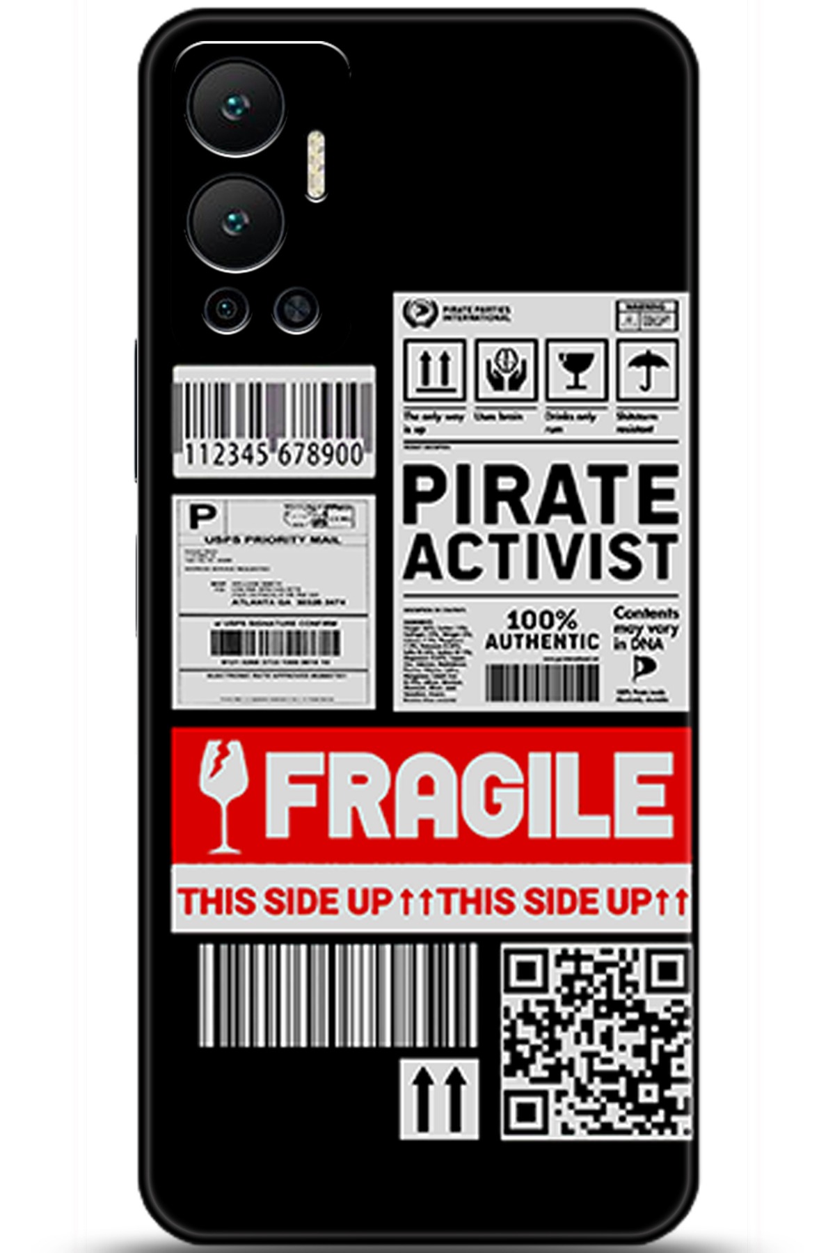 iNfinix Hot 12 Uyumlu Kılıf HD Baskılı Kılıf - Followed Institution 5447