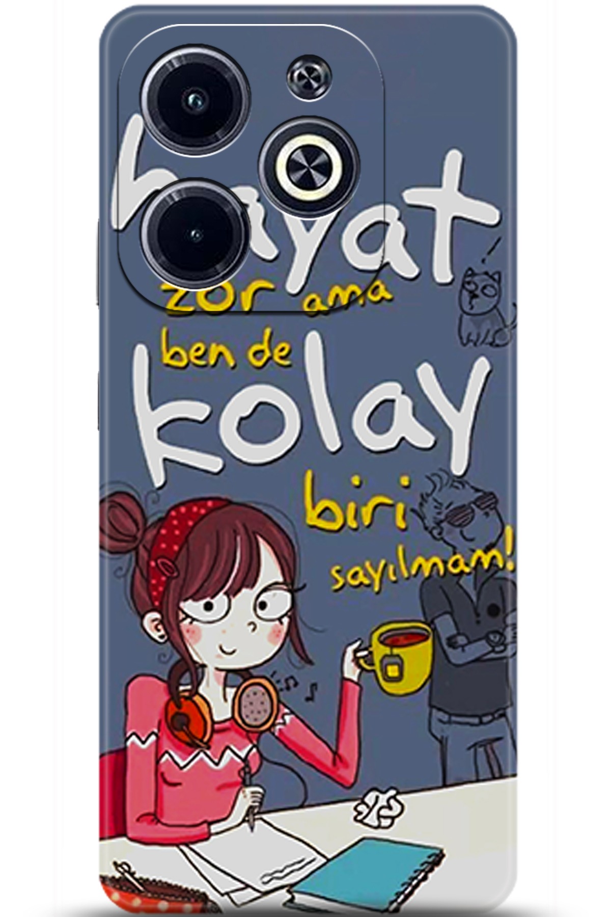 iNfinix Hot 40i Uyumlu Kılıf HD Baskılı Kılıf - Followed Institution 5686