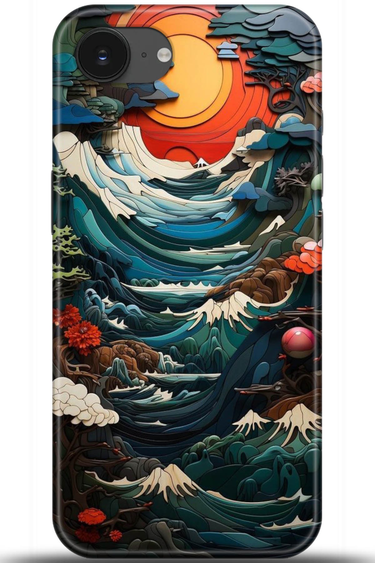 Apple iPhone 16e Uyumlu Kılıf HD Baskılı Kılıf - Followed Institution 5009