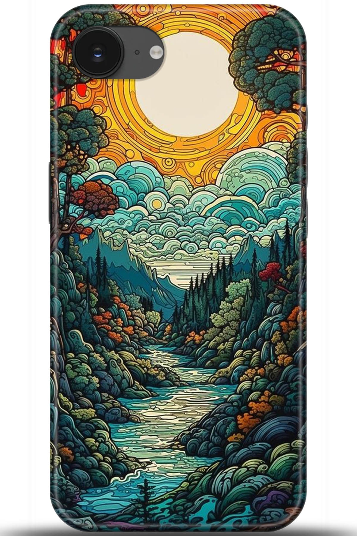 Apple iPhone 16e Uyumlu Kılıf HD Baskılı Kılıf - Followed Institution 5198