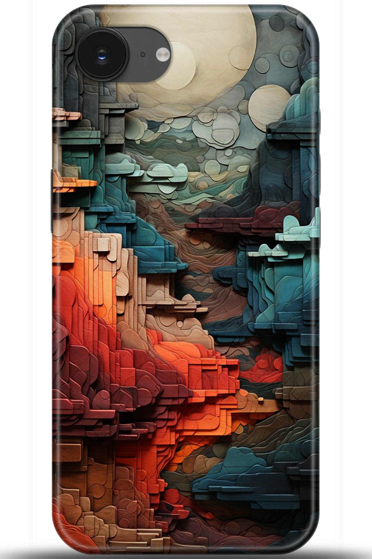 Apple iPhone 16e Uyumlu Kılıf HD Baskılı Kılıf - Followed Institution 5218