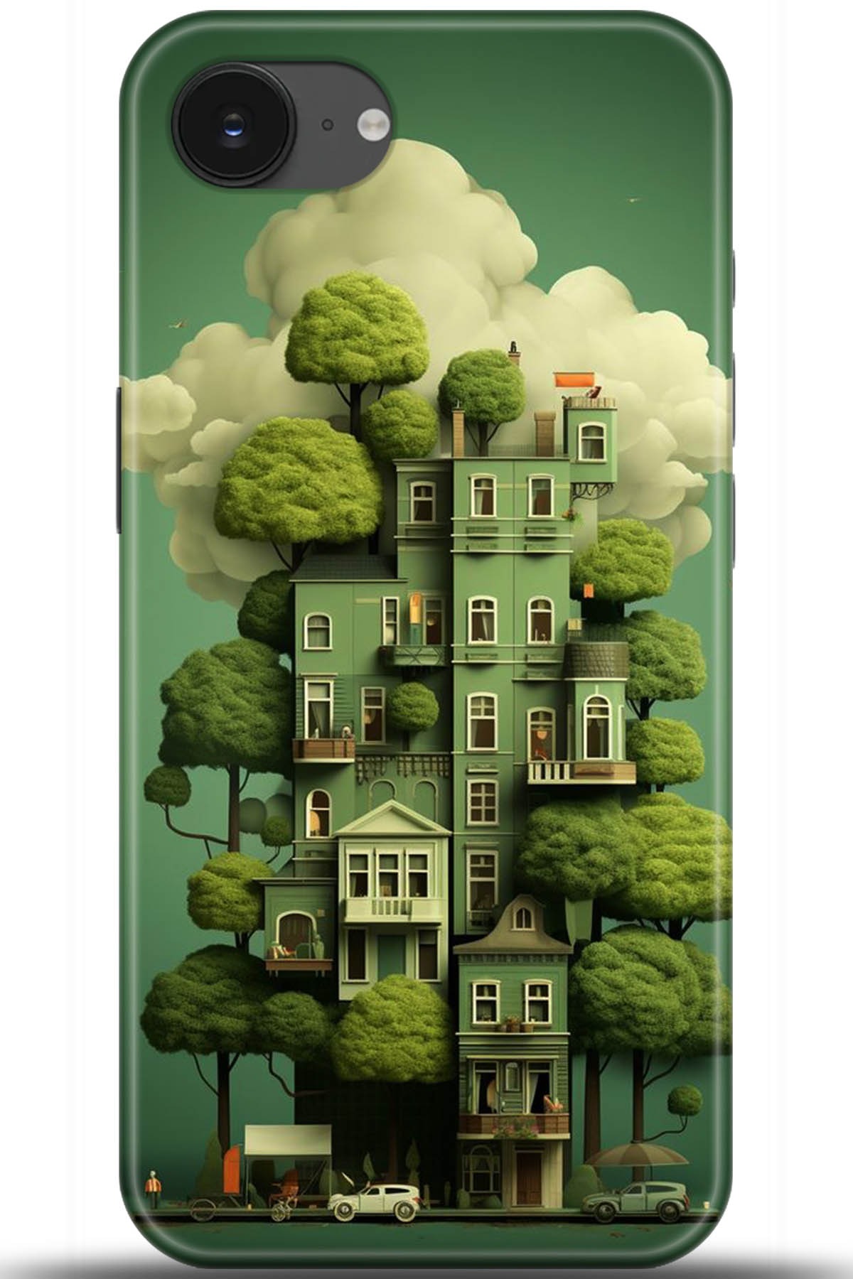 Apple iPhone 16e Uyumlu Kılıf HD Baskılı Kılıf - Followed Institution 5273