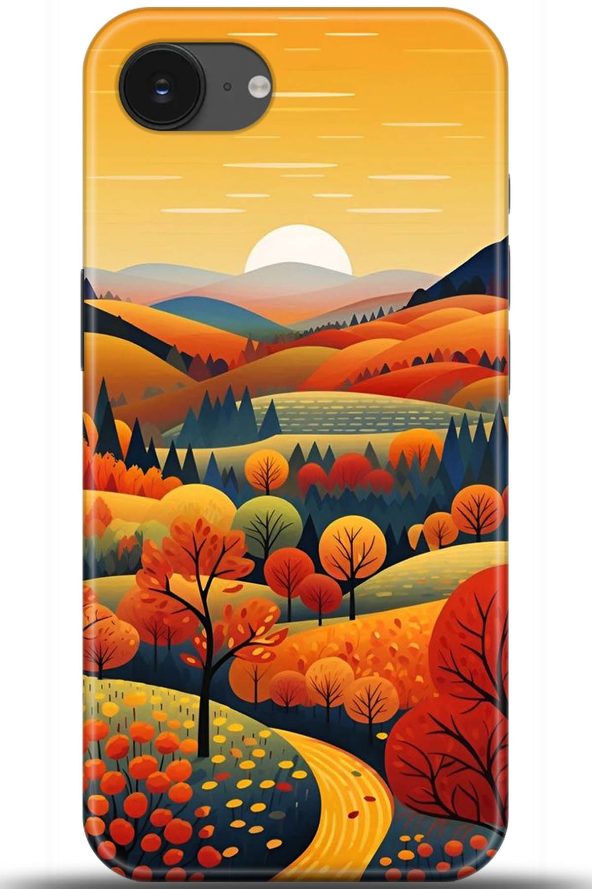 Apple iPhone 16e Uyumlu Kılıf HD Baskılı Kılıf - Followed Institution 5356