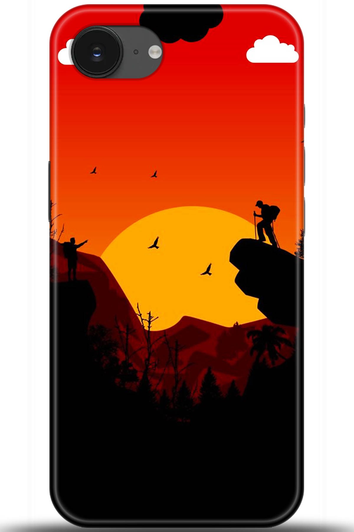 Apple iPhone 16e Uyumlu Kılıf HD Baskılı Kılıf - Followed Institution 5407