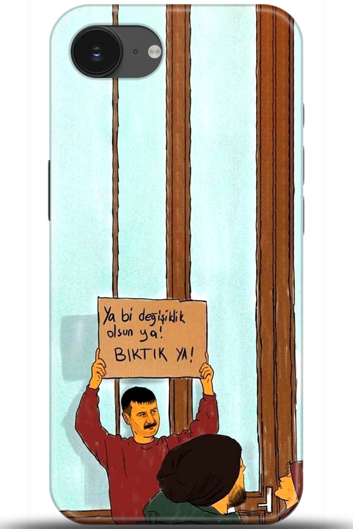 Apple iPhone 16e Uyumlu Kılıf HD Baskılı Kılıf - Followed Institution 5594