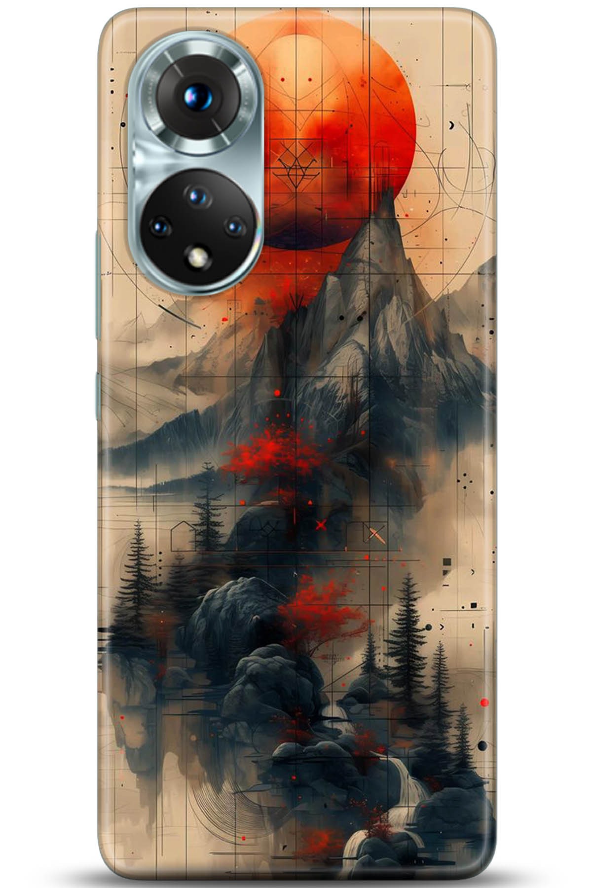 Honor 50 Kılıf HD Baskılı Kılıf - Followed Institution 5244