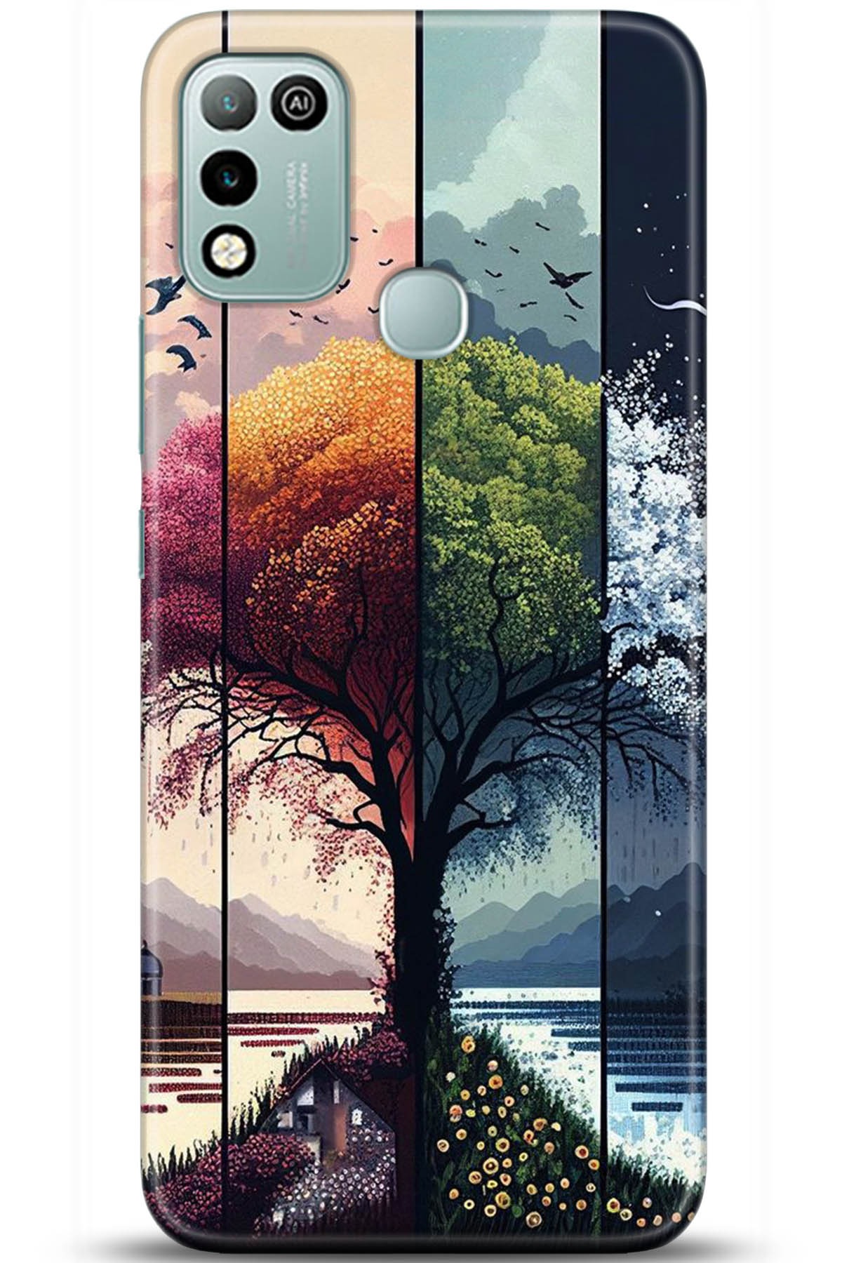 iNfinix Hot 10 Uyumlu Kılıf HD Baskılı Kılıf - Followed Institution 5369