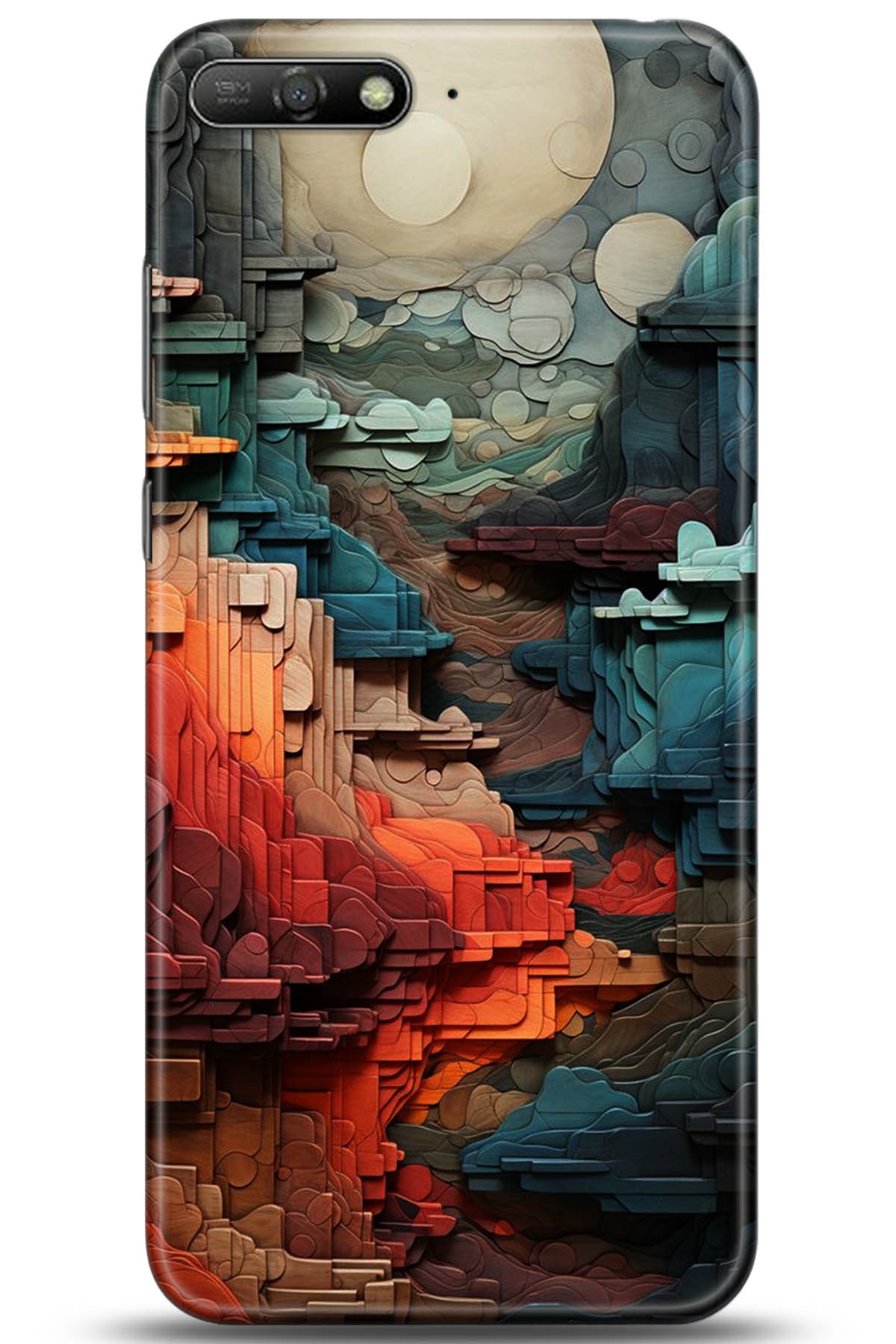 Huawei Y6 2018 Uyumlu Kılıf HD Baskılı Kılıf - Followed Institution 5218