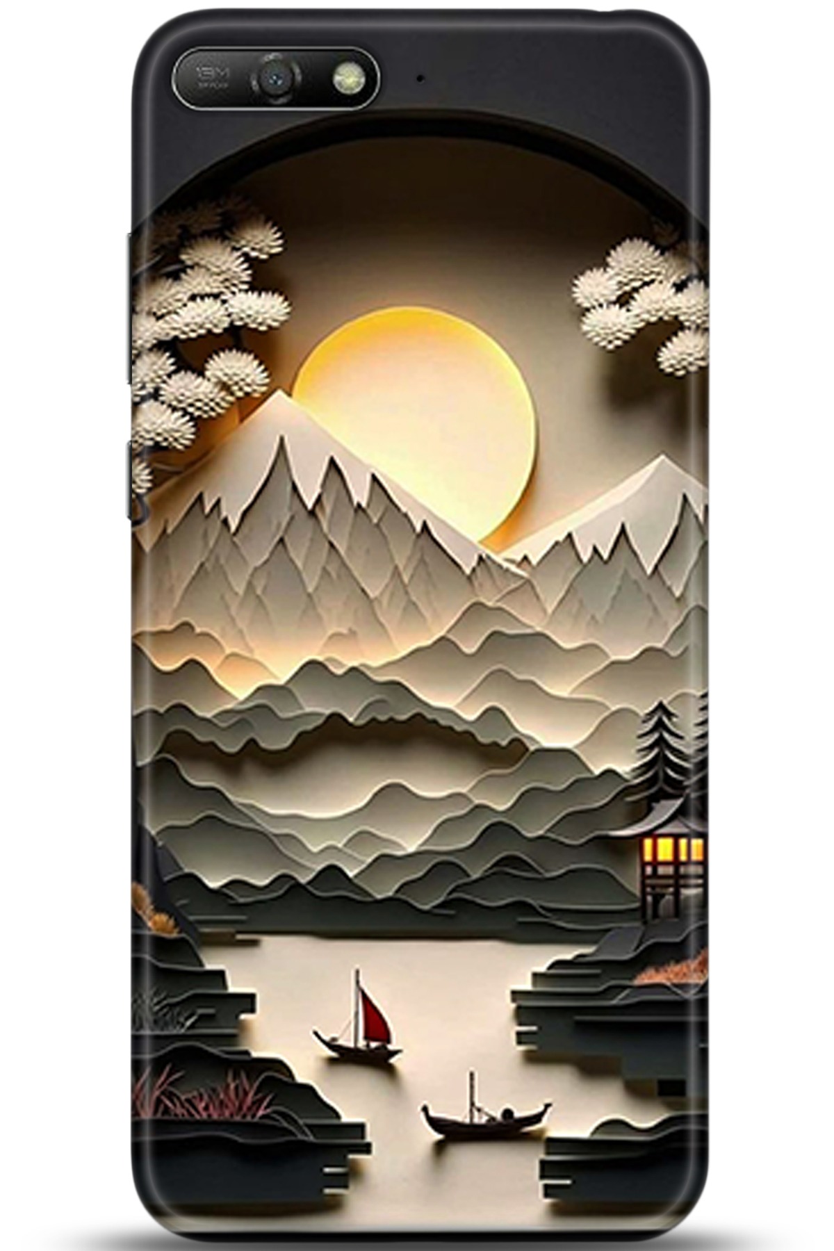 Huawei Y6 2018 Uyumlu Kılıf HD Baskılı Kılıf - Followed Institution 5354