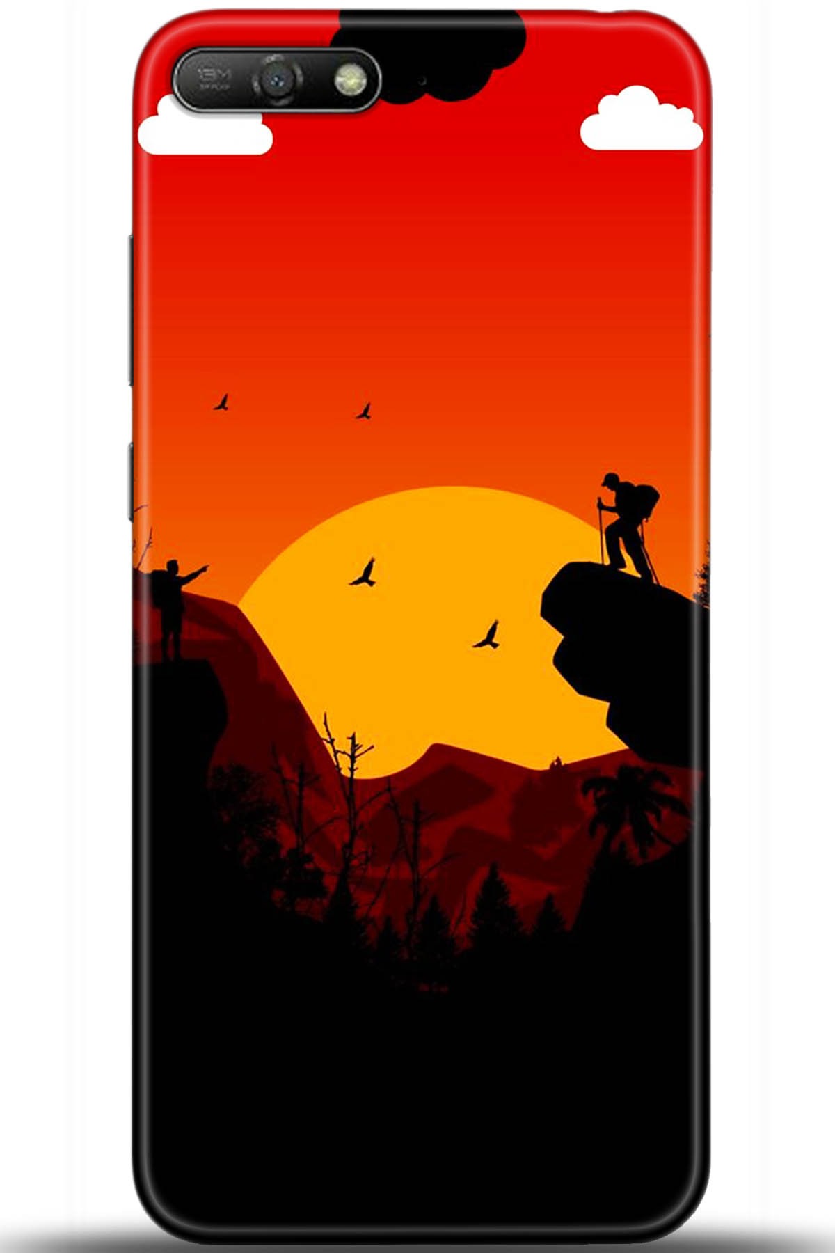 Huawei Y6 2018 Uyumlu Kılıf HD Baskılı Kılıf - Followed Institution 5407