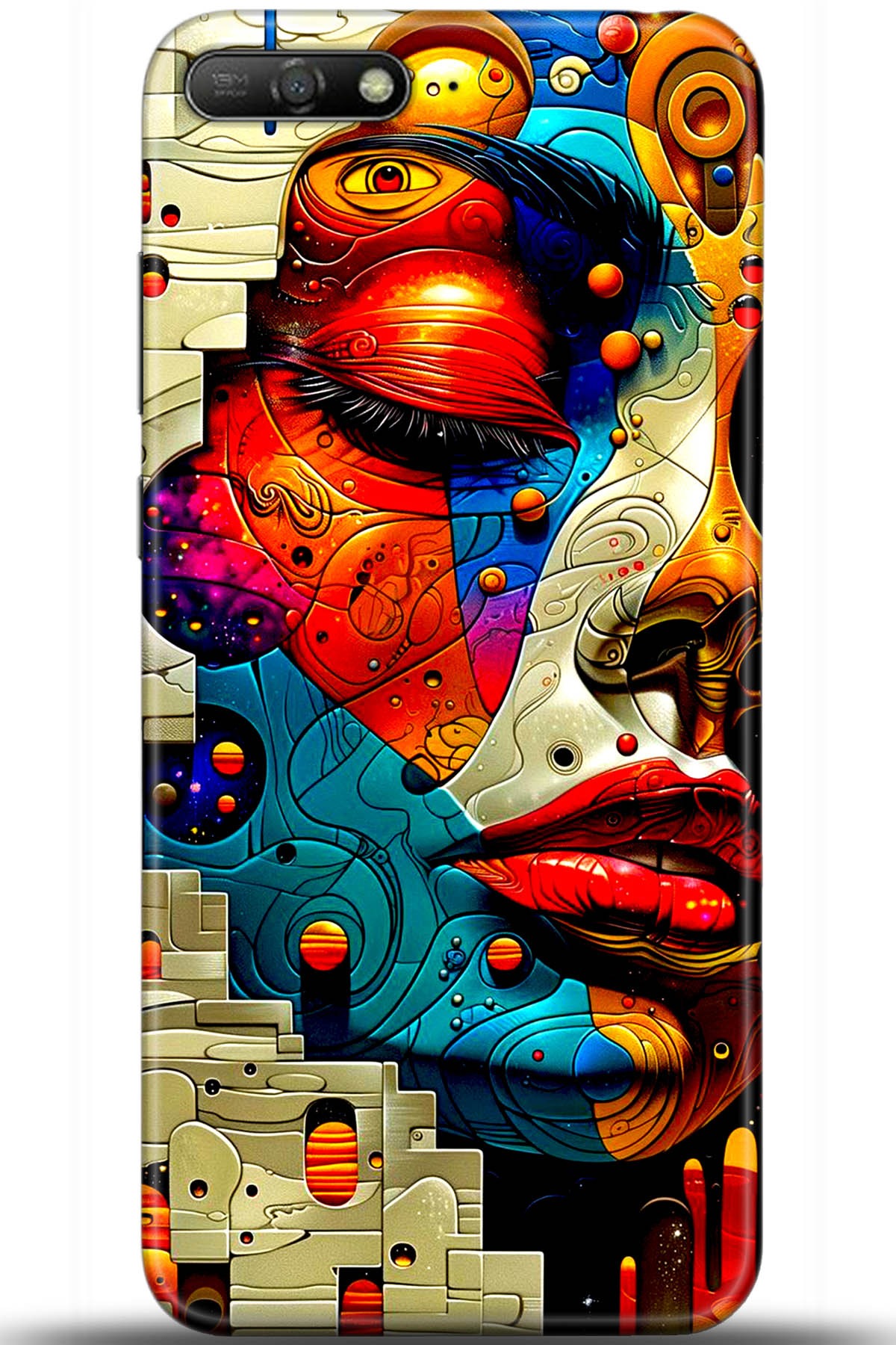 Huawei Y6 2018 Uyumlu Kılıf HD Baskılı Kılıf - Followed Institution 5422