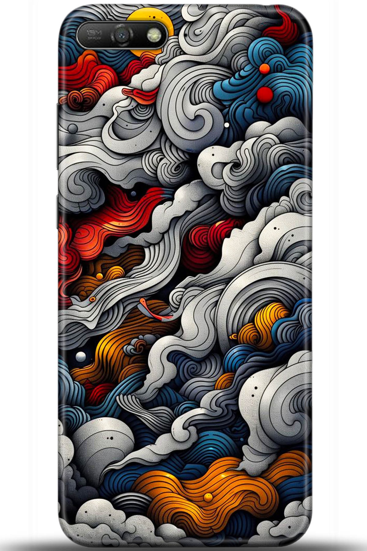 Huawei Y6 2018 Uyumlu Kılıf HD Baskılı Kılıf - Followed Institution 5436