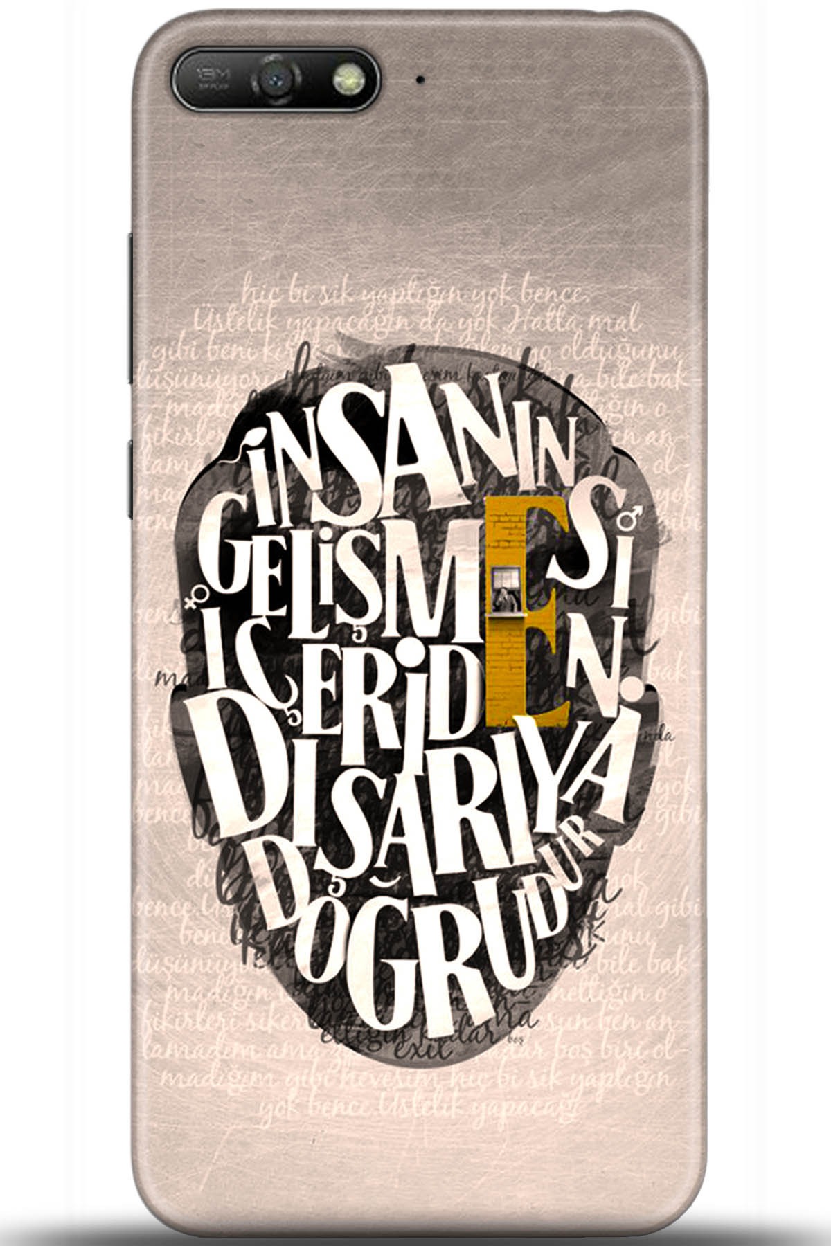 Huawei Y6 2018 Uyumlu Kılıf HD Baskılı Kılıf - Followed Institution 5587