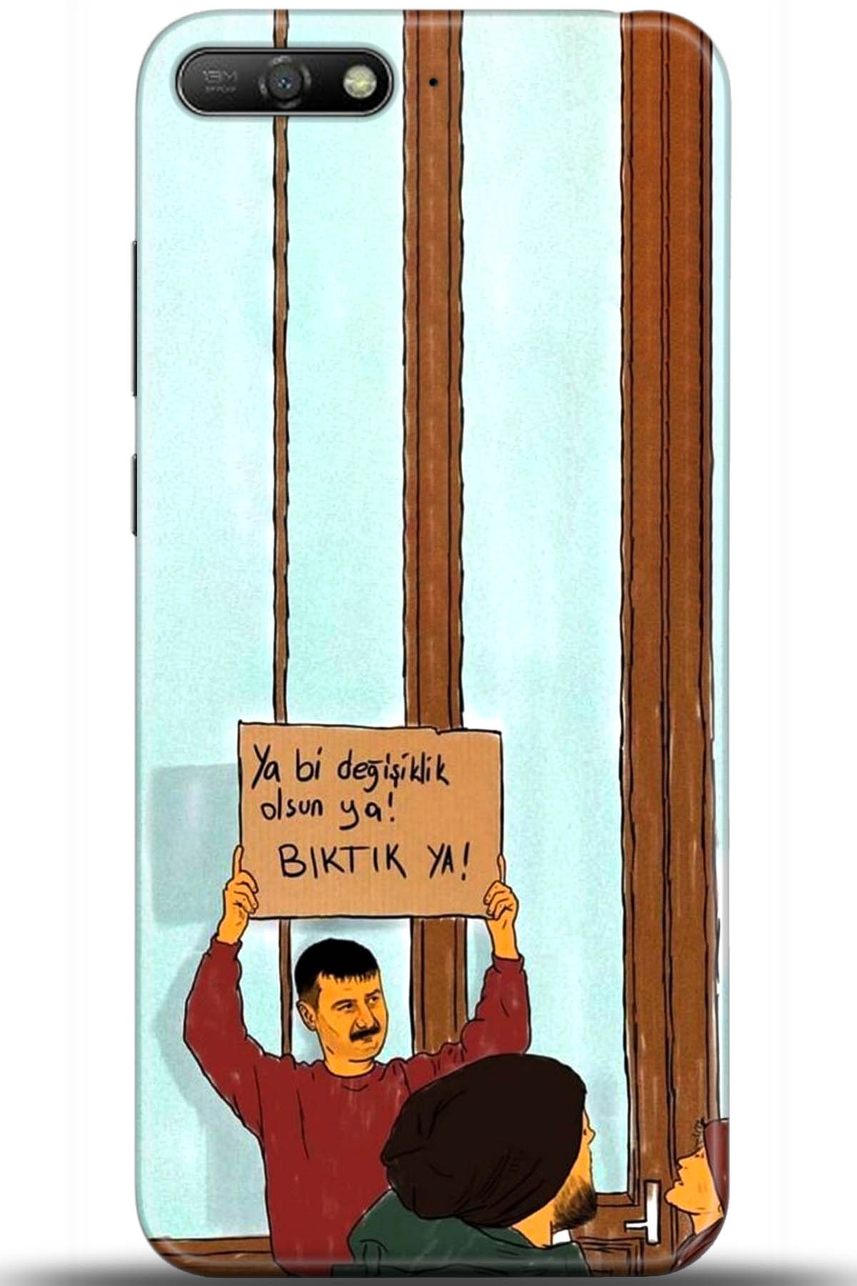 Huawei Y6 2018 Uyumlu Kılıf HD Baskılı Kılıf - Followed Institution 5594