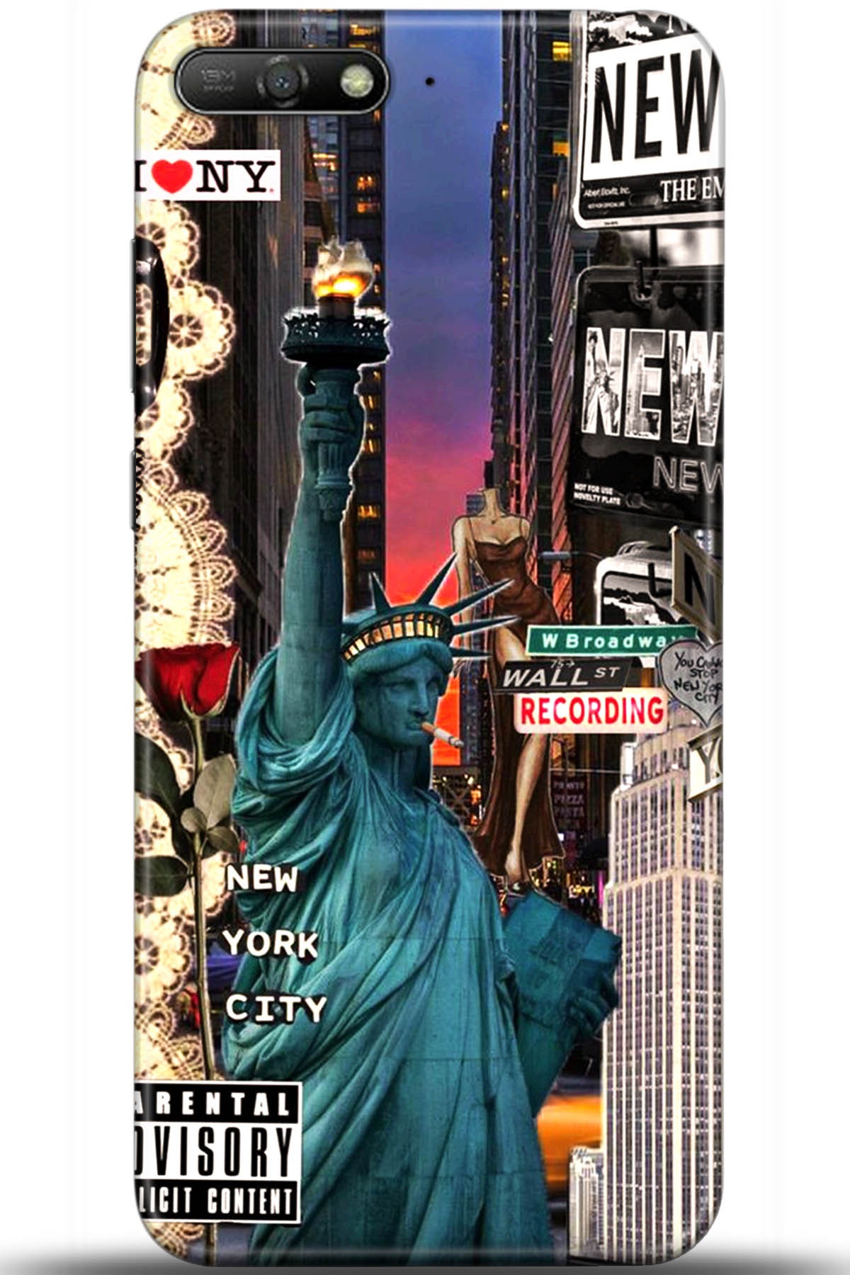 Huawei Y6 2018 Uyumlu Kılıf HD Baskılı Kılıf - Followed Institution 5618