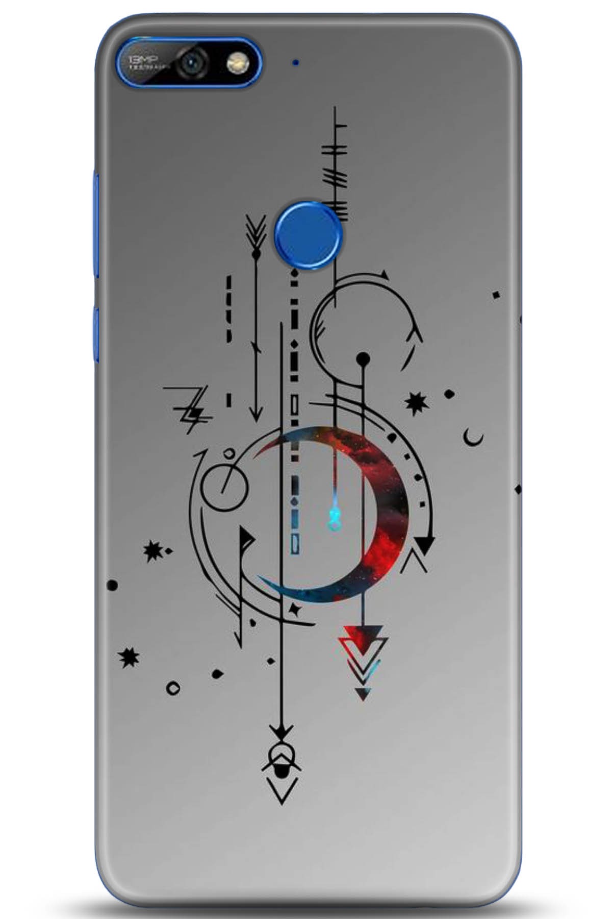 Huawei Y7 2018 Uyumlu Kılıf HD Baskılı Kılıf - Followed Institution 5182