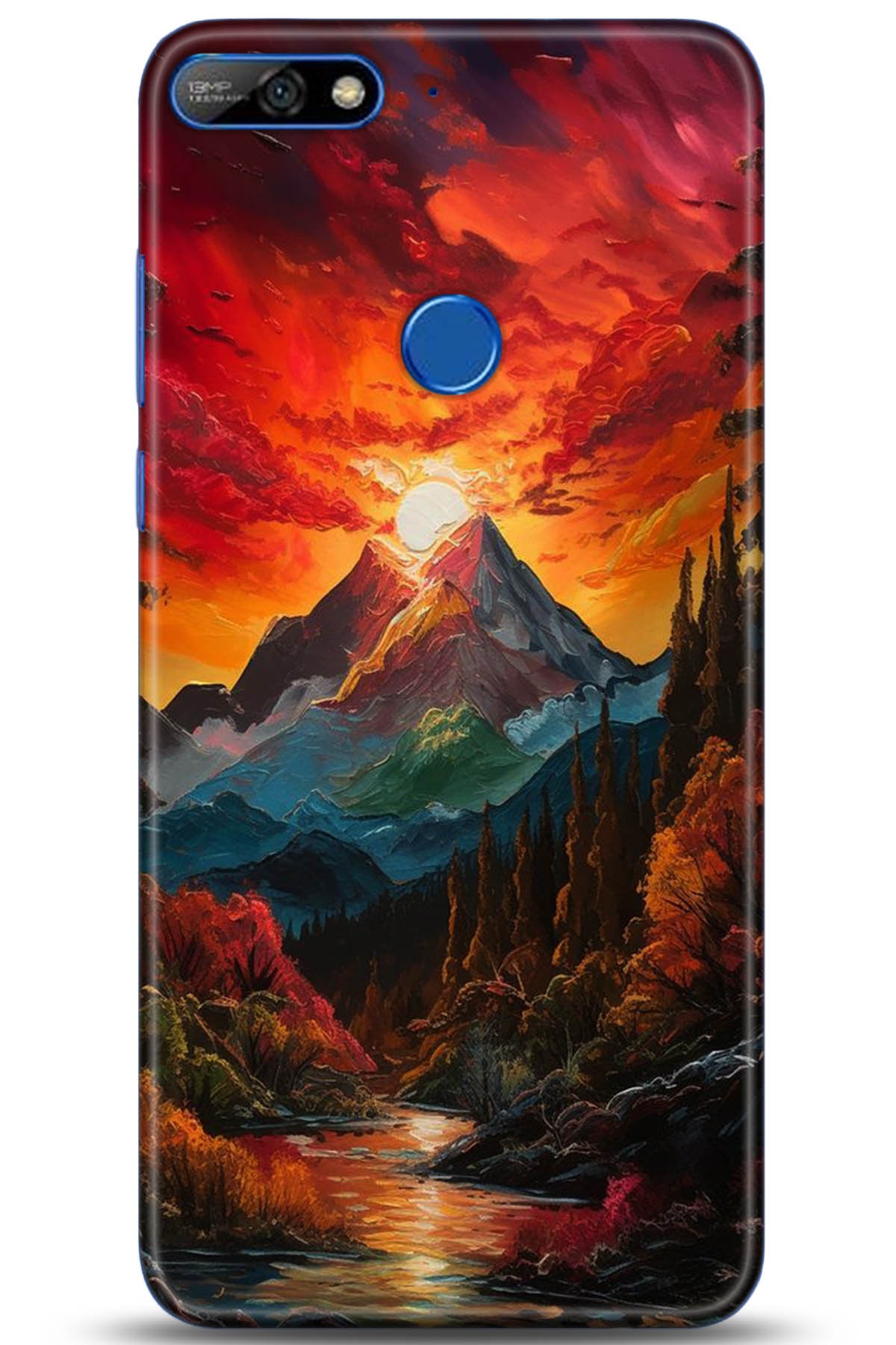 Huawei Y7 2018 Uyumlu Kılıf HD Baskılı Kılıf - Followed Institution 5224