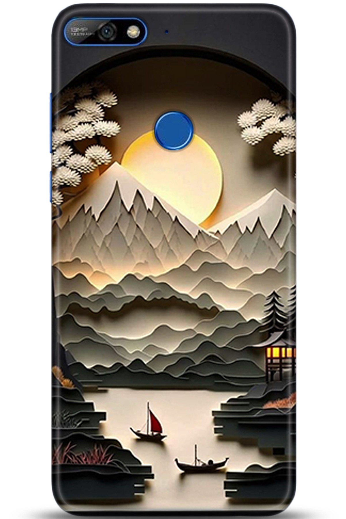 Huawei Y7 2018 Uyumlu Kılıf HD Baskılı Kılıf - Followed Institution 5354