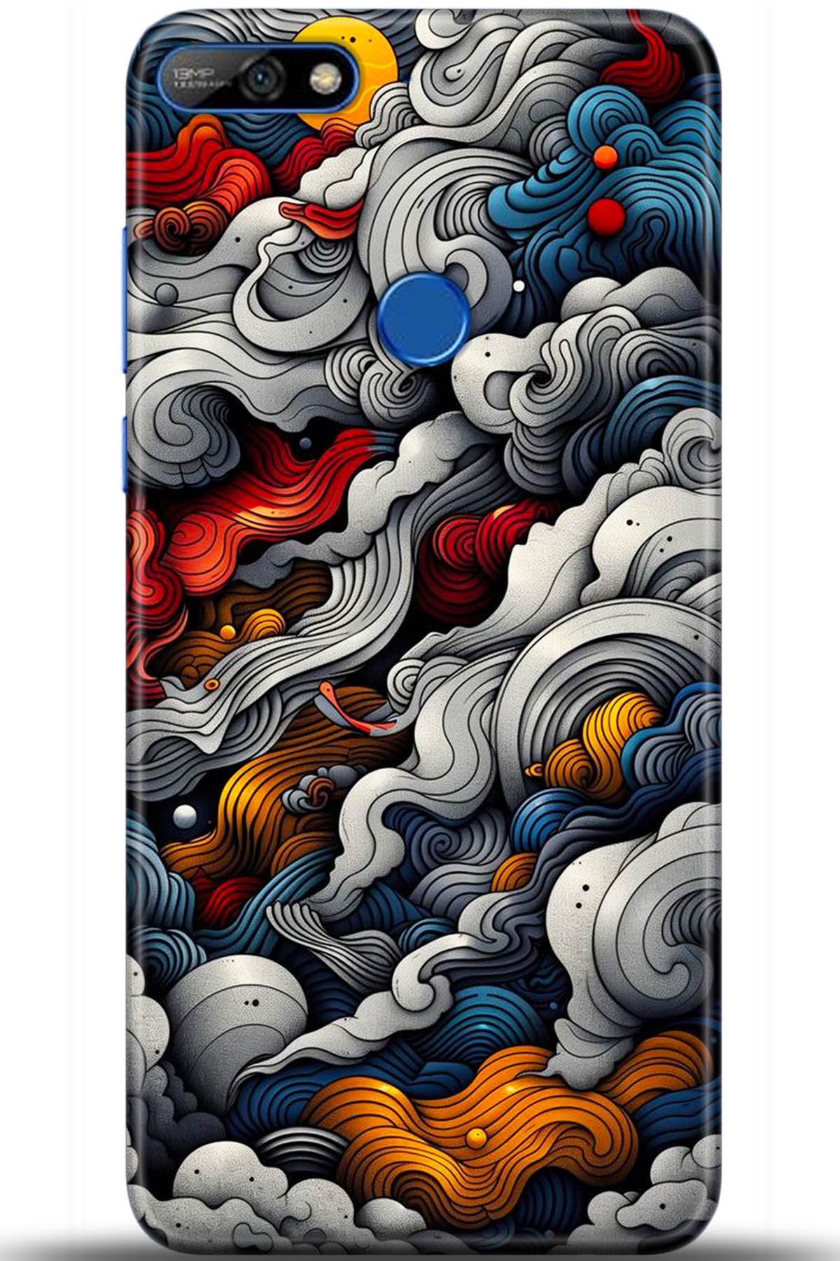 Huawei Y7 2018 Uyumlu Kılıf HD Baskılı Kılıf - Followed Institution 5436