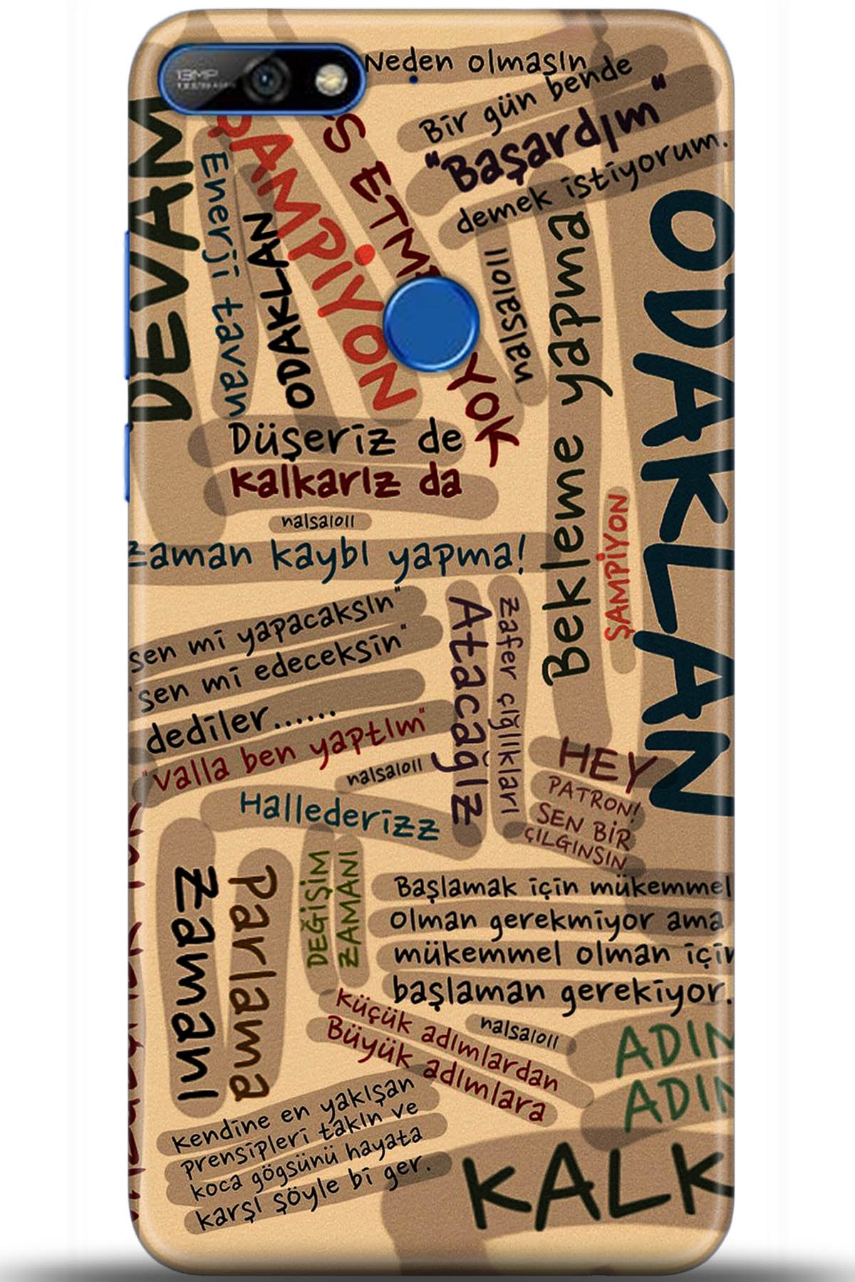 Huawei Y7 2018 Uyumlu Kılıf HD Baskılı Kılıf - Followed Institution 5586