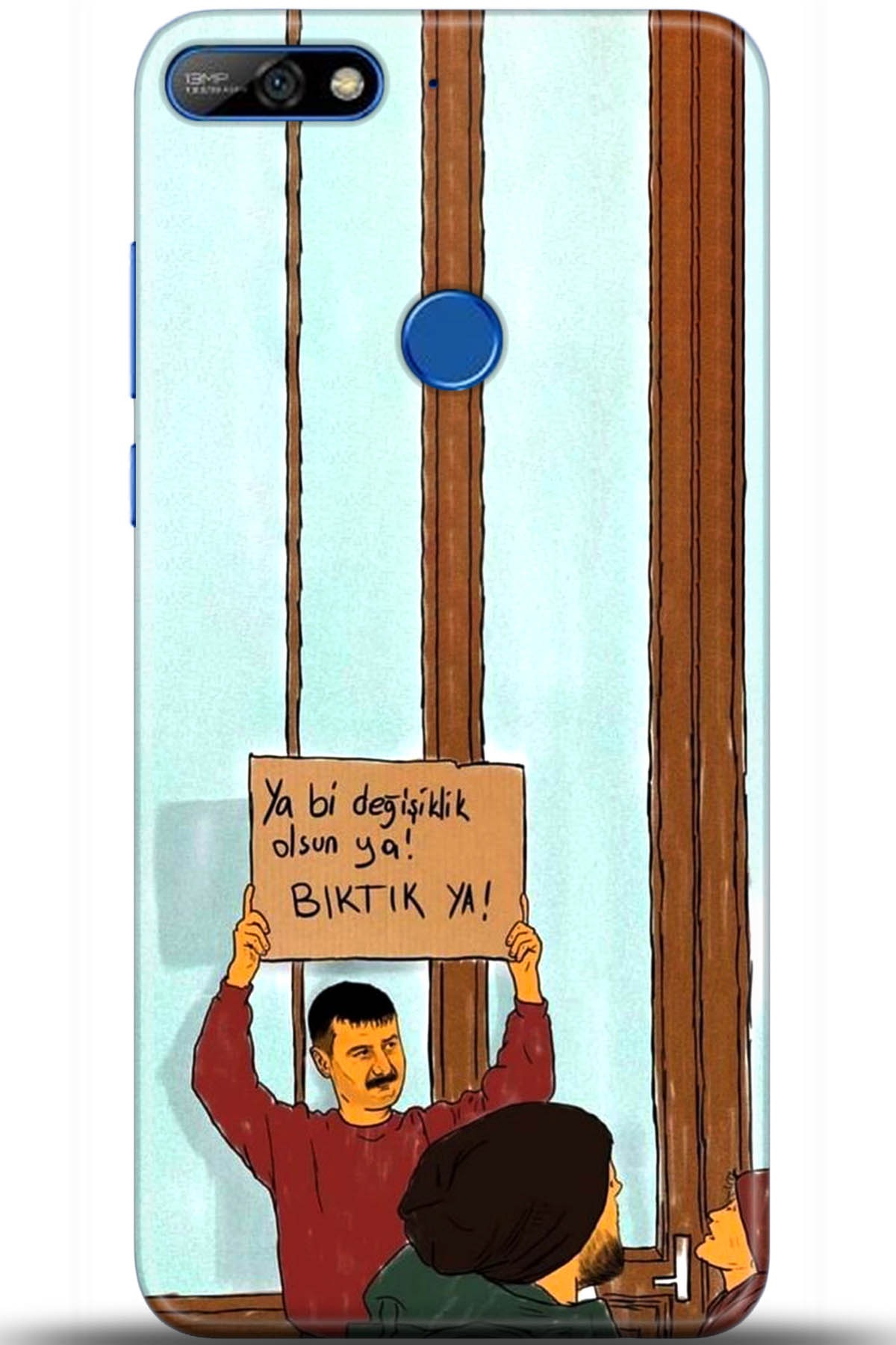 Huawei Y7 2018 Uyumlu Kılıf HD Baskılı Kılıf - Followed Institution 5594