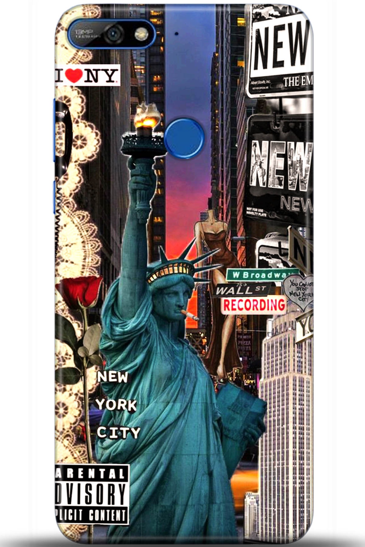 Huawei Y7 2018 Uyumlu Kılıf HD Baskılı Kılıf - Followed Institution 5618