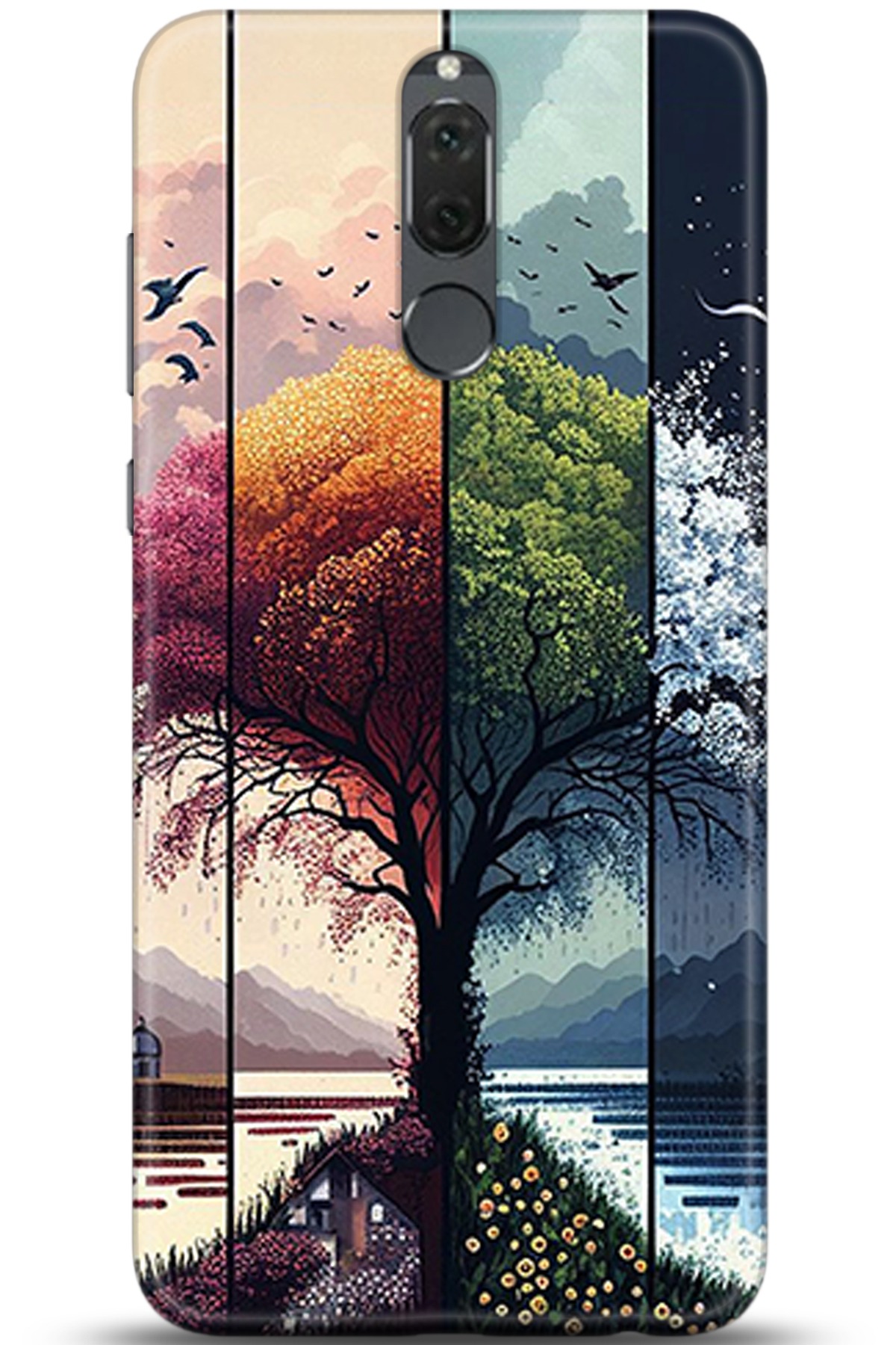 Huawei Mate 10 Lite Uyumlu Kılıf HD Baskılı Kılıf - Followed Institution 5369