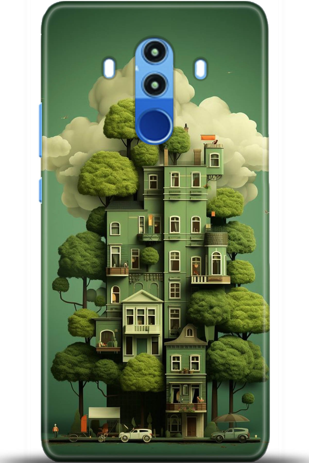 Huawei Mate 10 Pro Uyumlu Kılıf HD Baskılı Kılıf - Followed Institution 5273