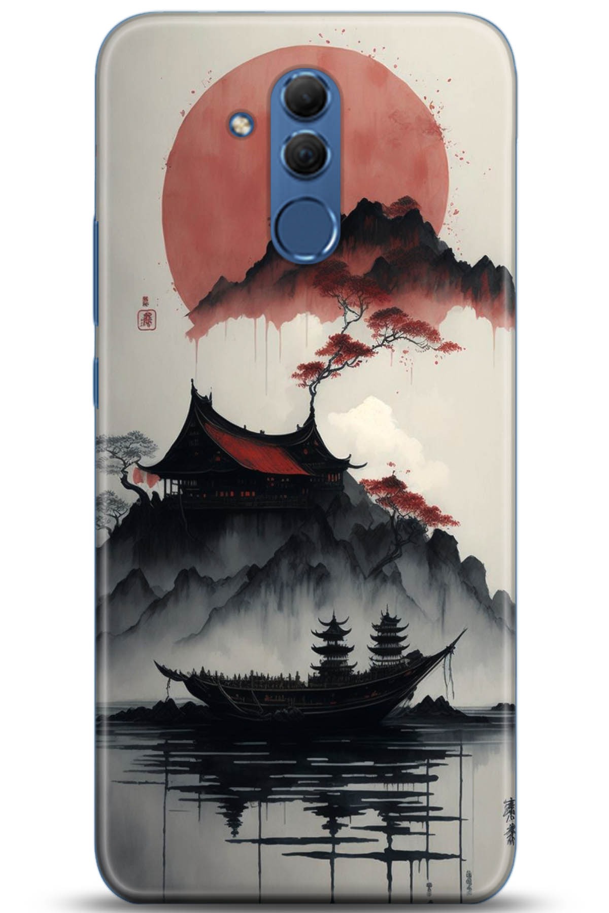 Huawei Mate 20 Lite Uyumlu Kılıf HD Baskılı Kılıf - Followed Institution 5174