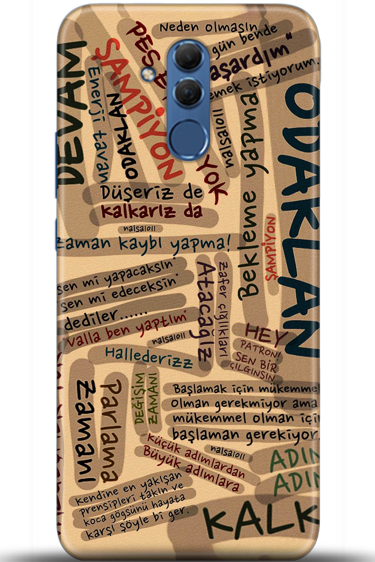 Huawei Mate 20 Lite Uyumlu Kılıf HD Baskılı Kılıf - Followed Institution 5586