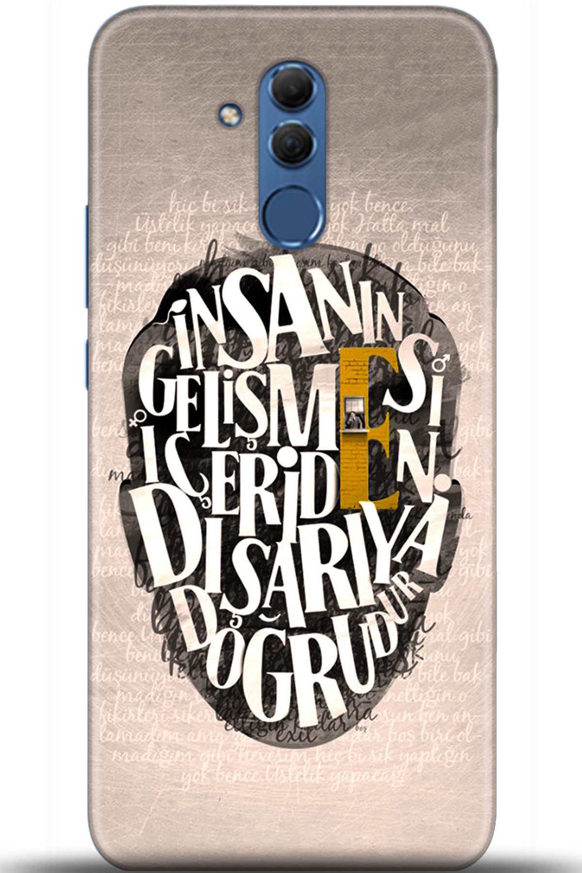 Huawei Mate 20 Lite Uyumlu Kılıf HD Baskılı Kılıf - Followed Institution 5587