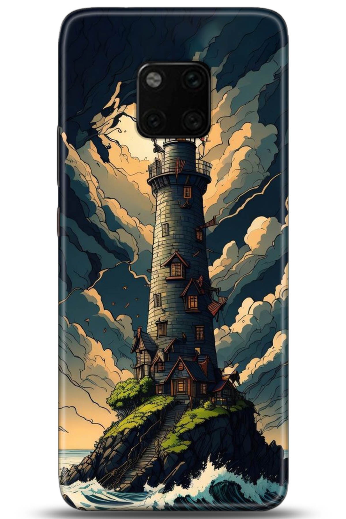 Huawei Mate 20 Pro Uyumlu Kılıf HD Baskılı Kılıf - Followed Institution 5236