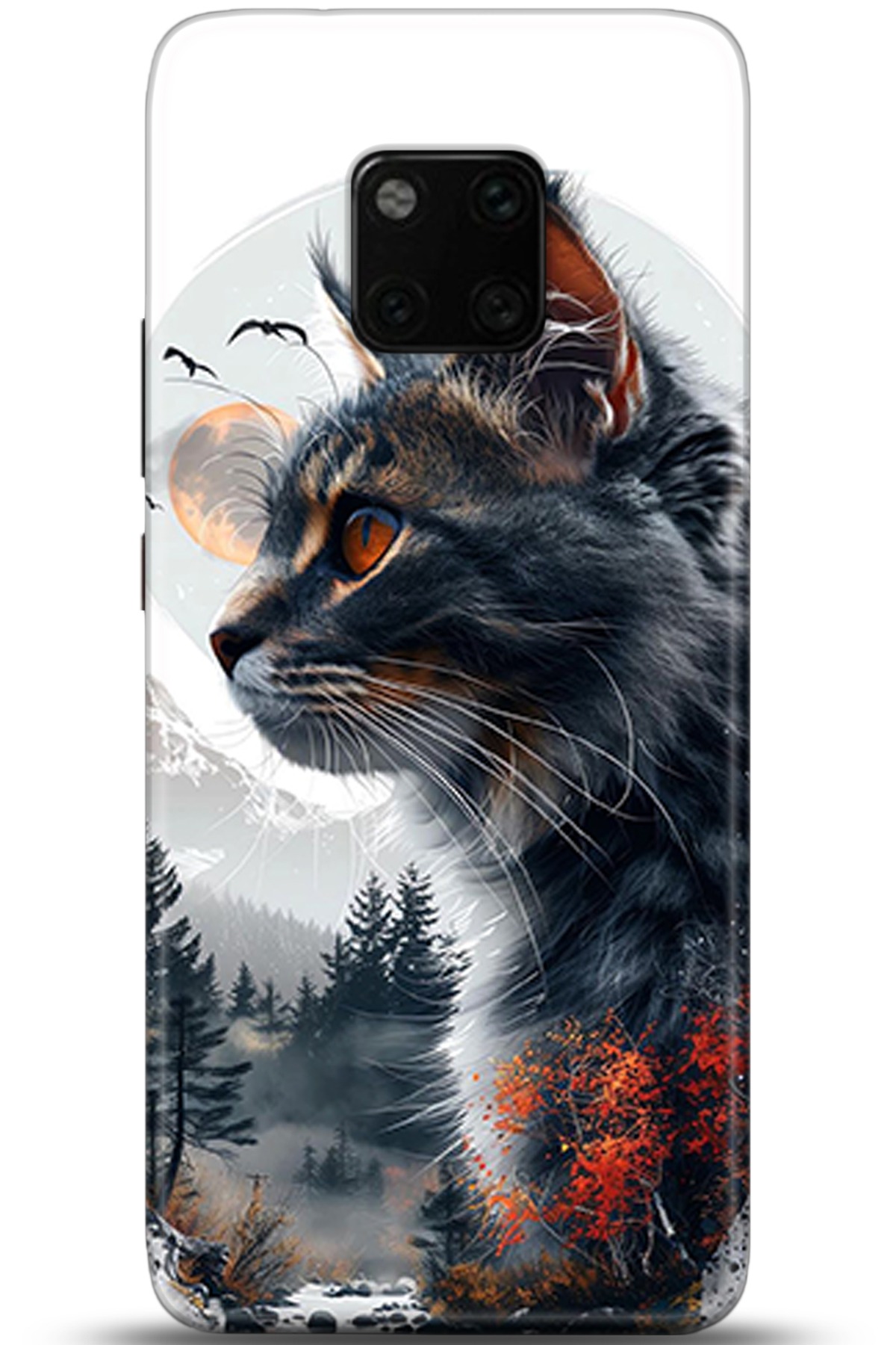 Huawei Mate 20 Pro Uyumlu Kılıf HD Baskılı Kılıf - Followed Institution 5319