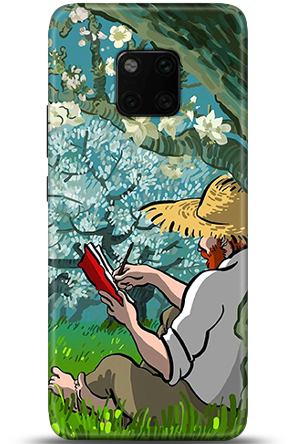 Huawei Mate 20 Pro Uyumlu Kılıf HD Baskılı Kılıf - Followed Institution 5343