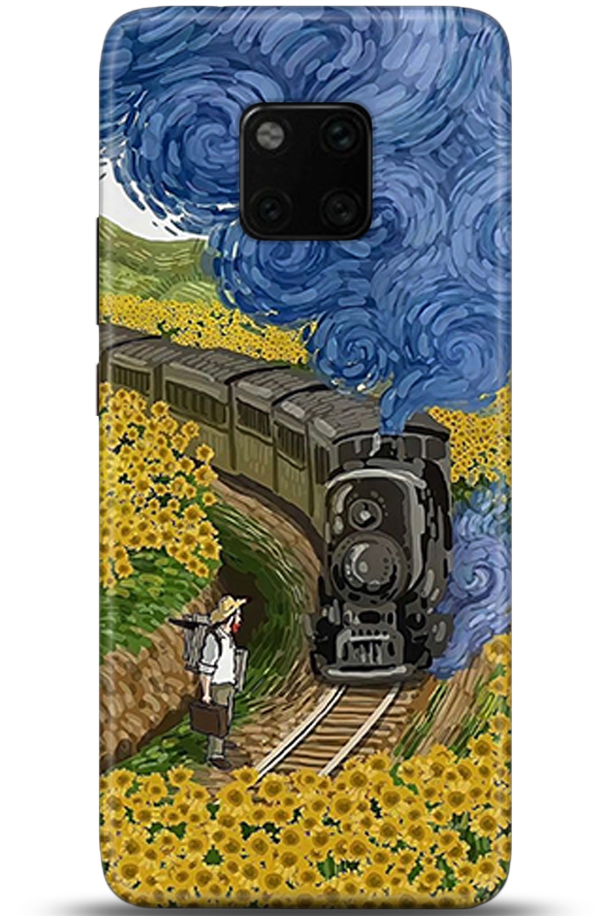 Huawei Mate 20 Pro Uyumlu Kılıf HD Baskılı Kılıf - Followed Institution 5344