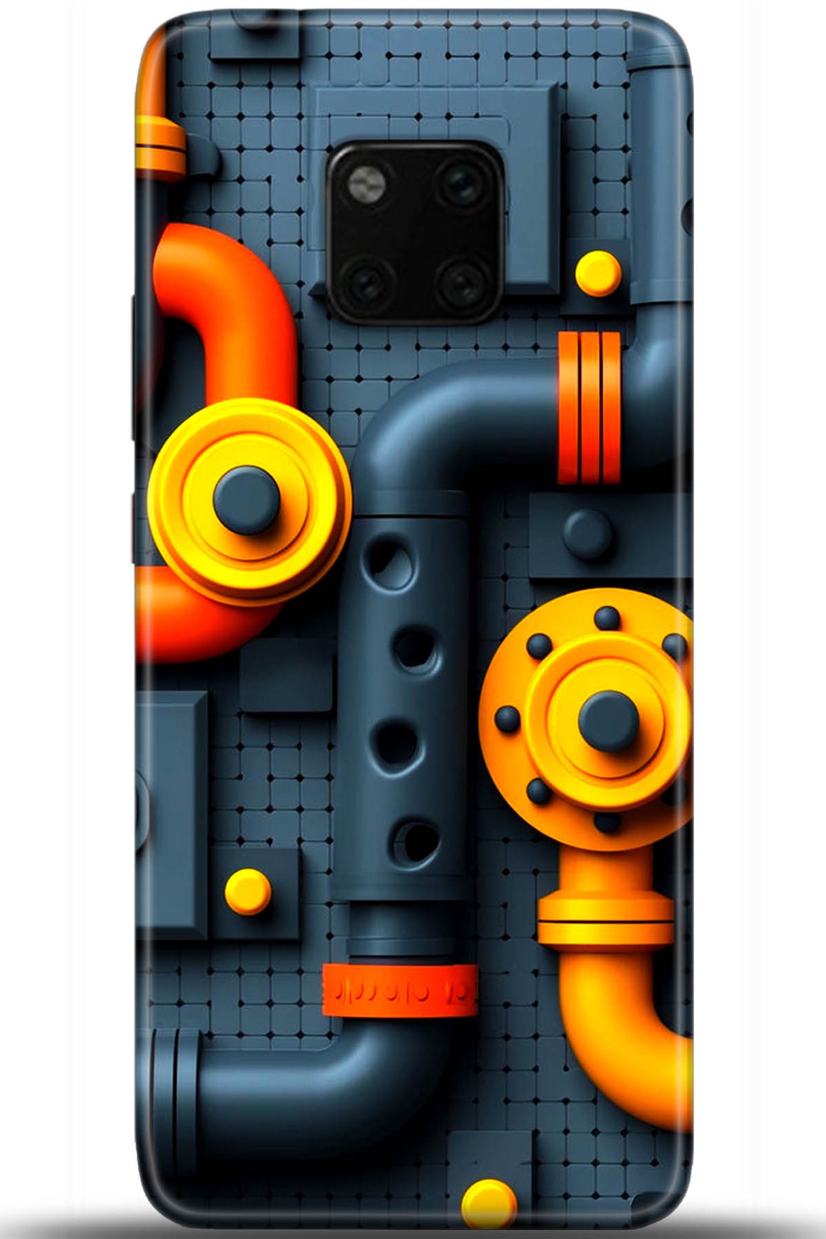 Huawei Mate 20 Pro Uyumlu Kılıf HD Baskılı Kılıf - Followed Institution 5466