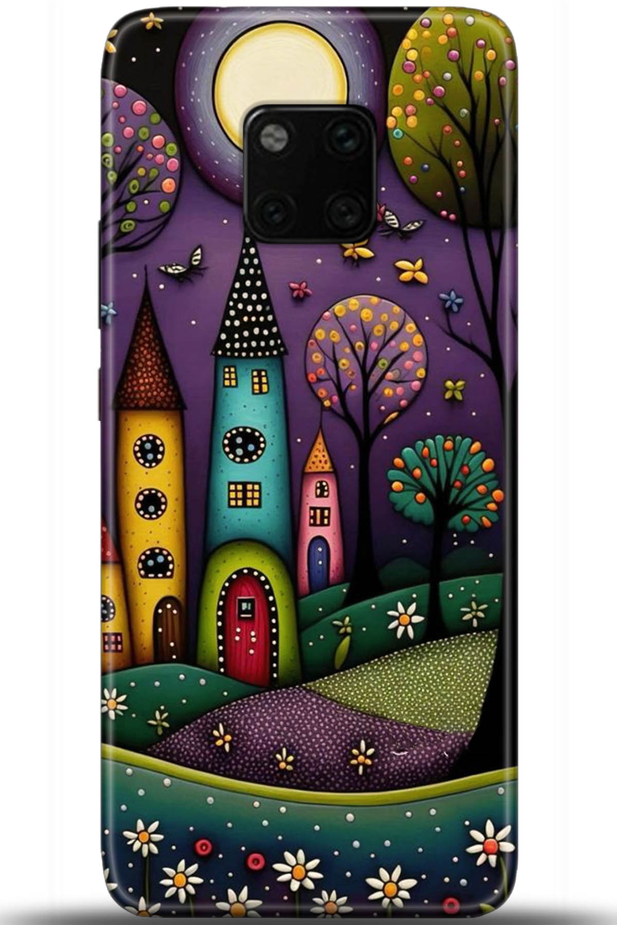 Huawei Mate 20 Pro Uyumlu Kılıf HD Baskılı Kılıf - Followed Institution 5704