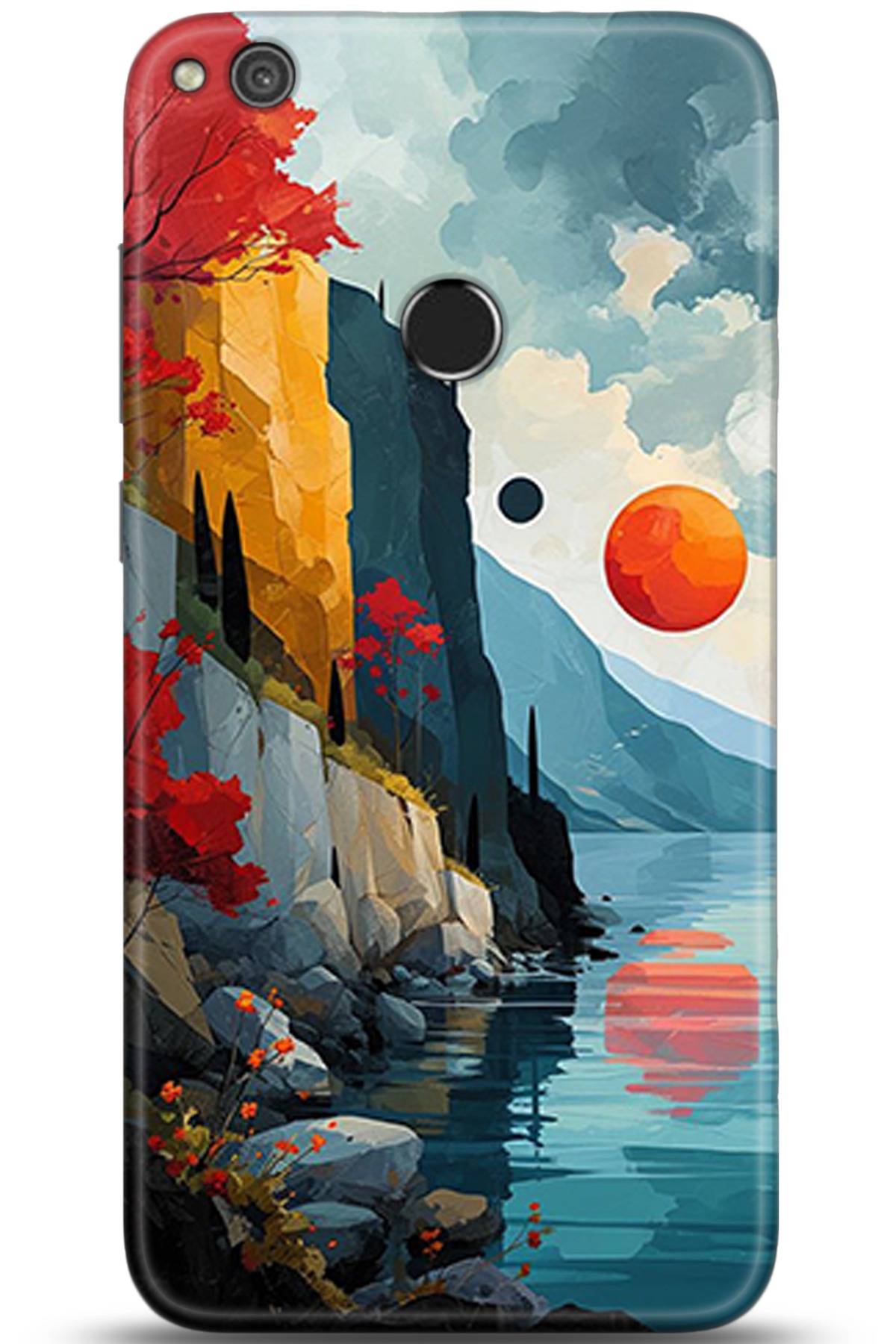 Huawei P9 Lite 2017 Uyumlu Kılıf HD Baskılı Kılıf - Followed Institution 5368