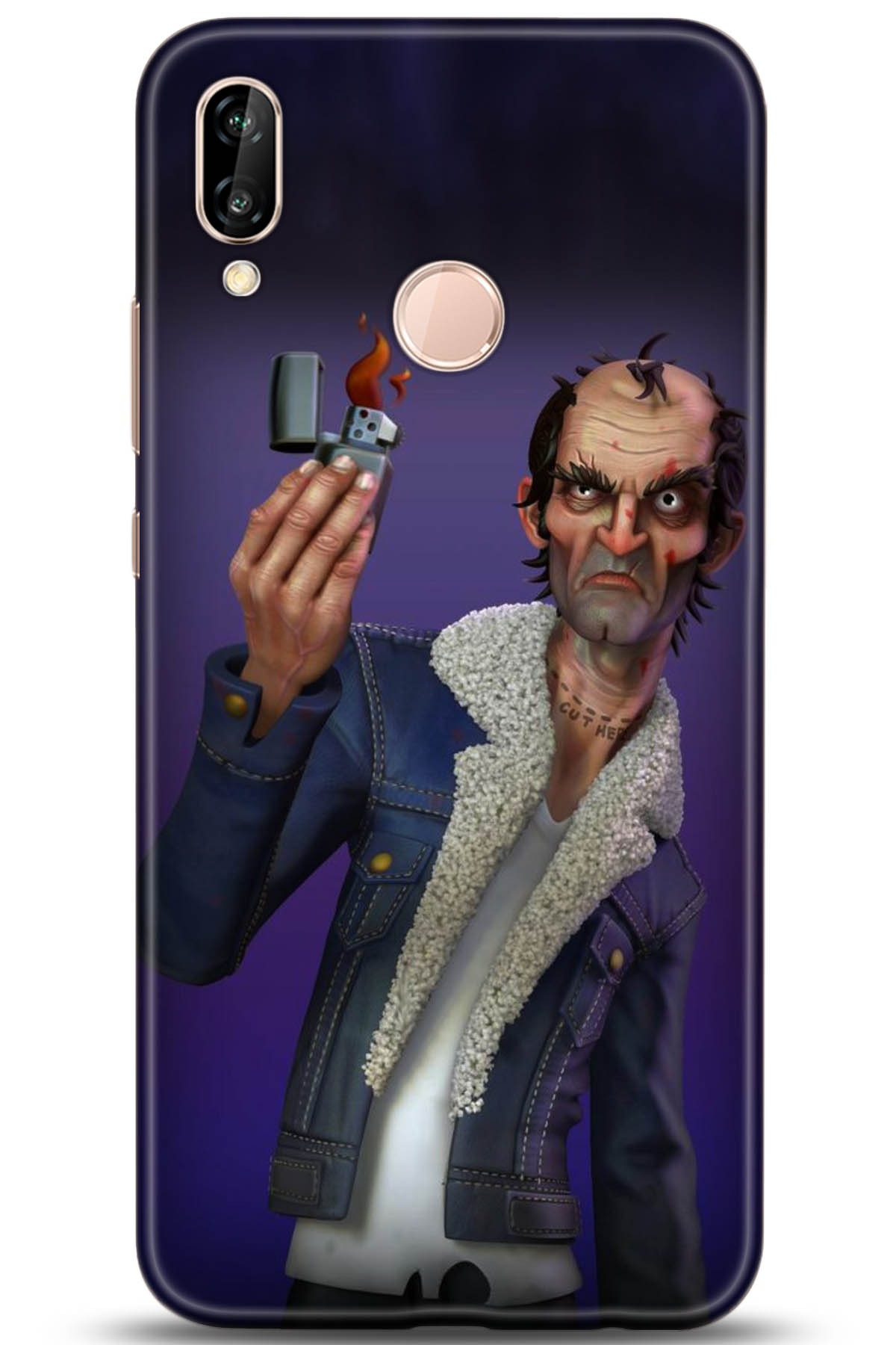 Huawei P20 Lite Uyumlu Kılıf HD Baskılı Kılıf - Followed Institution 5038