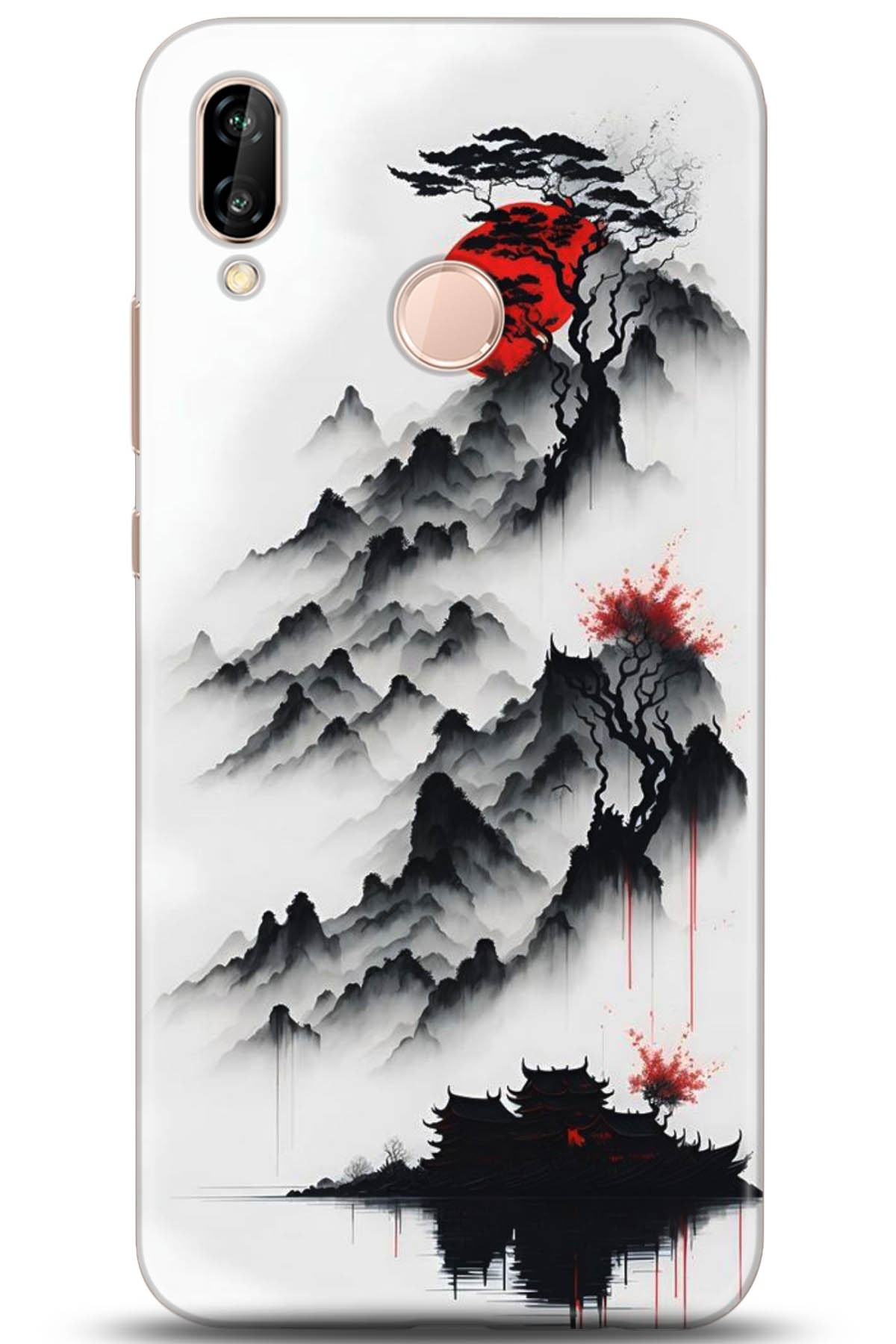 Huawei P20 Lite Uyumlu Kılıf HD Baskılı Kılıf - Followed Institution 5172