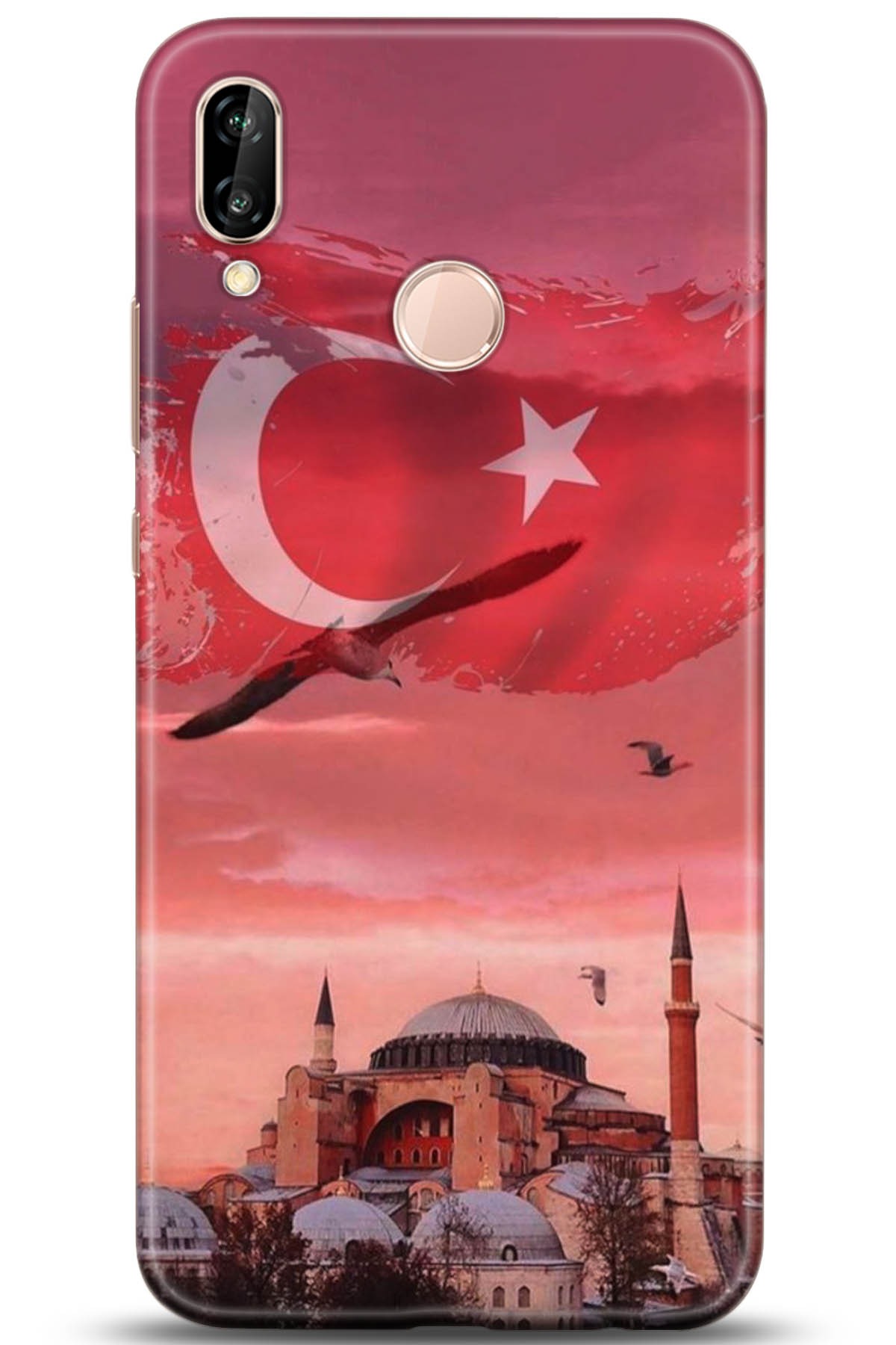 Huawei P20 Lite Uyumlu Kılıf HD Baskılı Kılıf - Followed Institution 5179