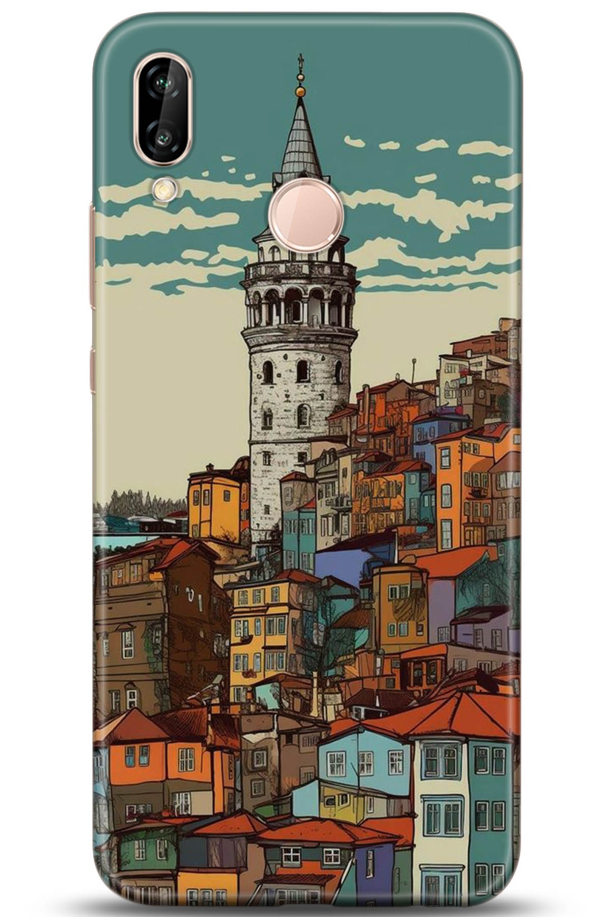 Huawei P20 Lite Uyumlu Kılıf HD Baskılı Kılıf - Followed Institution 5199