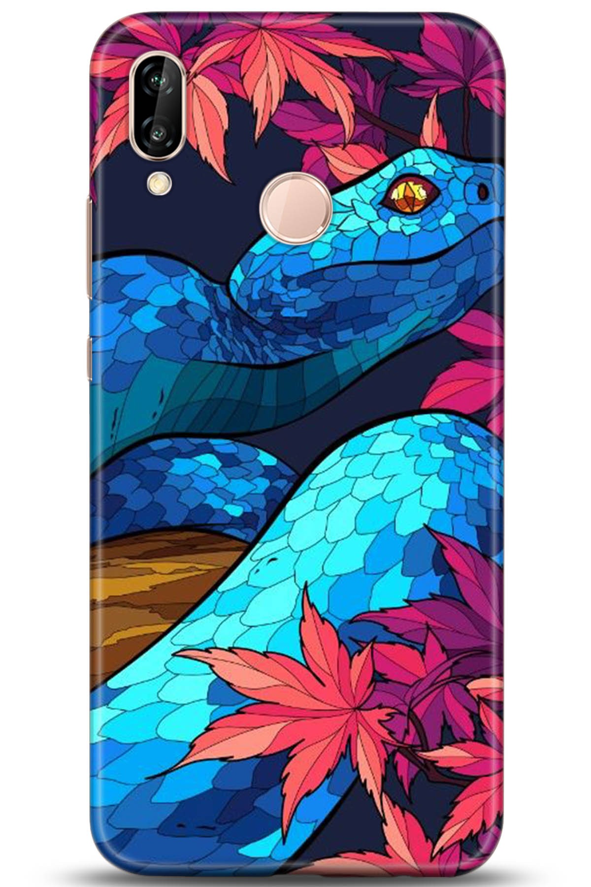 Huawei P20 Lite Uyumlu Kılıf HD Baskılı Kılıf - Followed Institution 5211