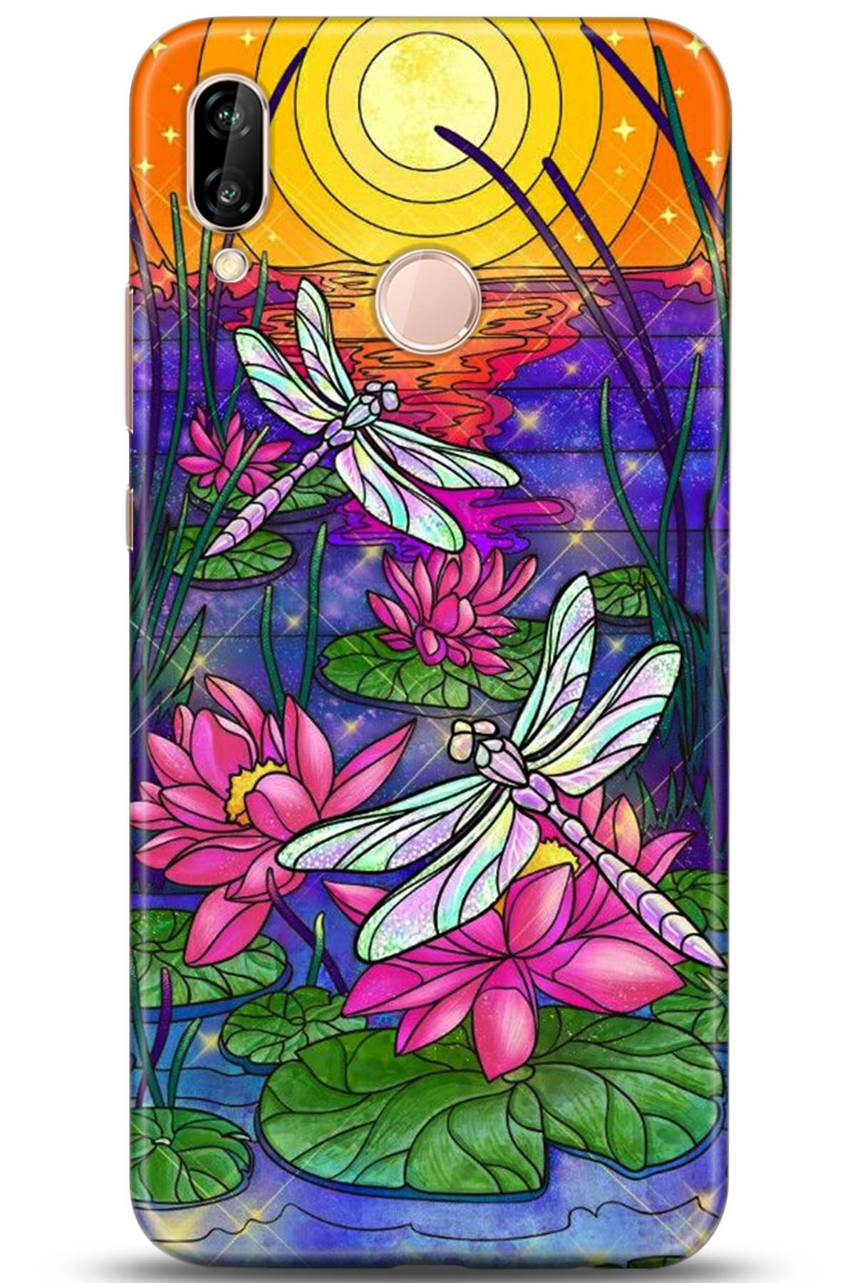 Huawei P20 Lite Uyumlu Kılıf HD Baskılı Kılıf - Followed Institution 5274