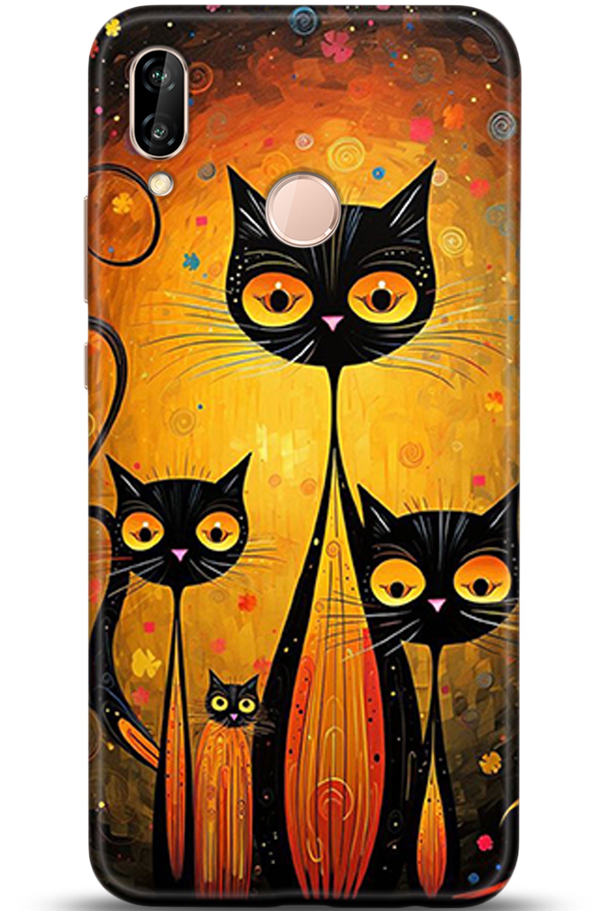 Huawei P20 Lite Uyumlu Kılıf HD Baskılı Kılıf - Followed Institution 5316